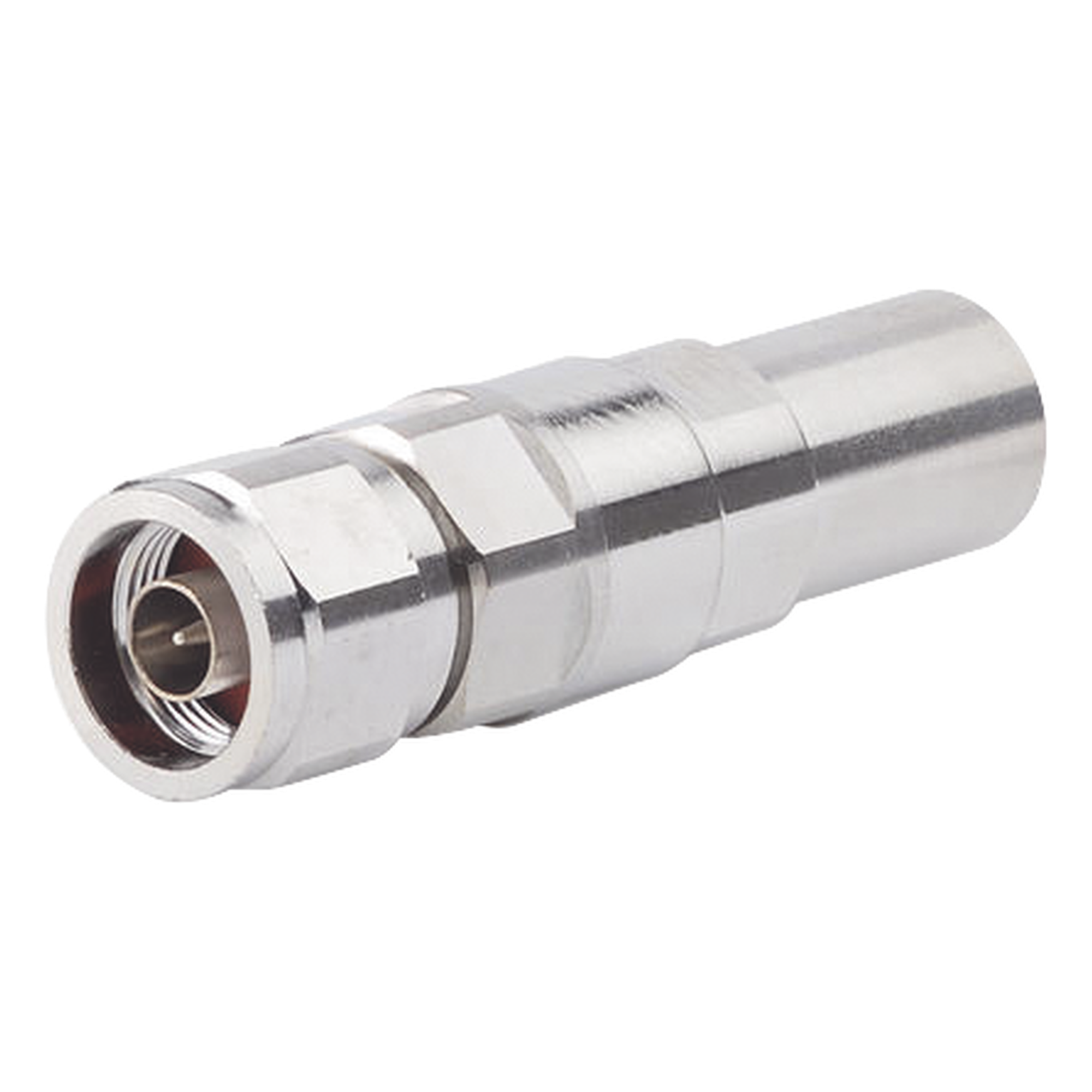 Conector coaxial / N macho recto / 1/2 pulgada / 0-8800 MHz / IP68 / Blindaje -130 dB — ANDREW / COMMSCOPE · SKU L4TNM-PSA