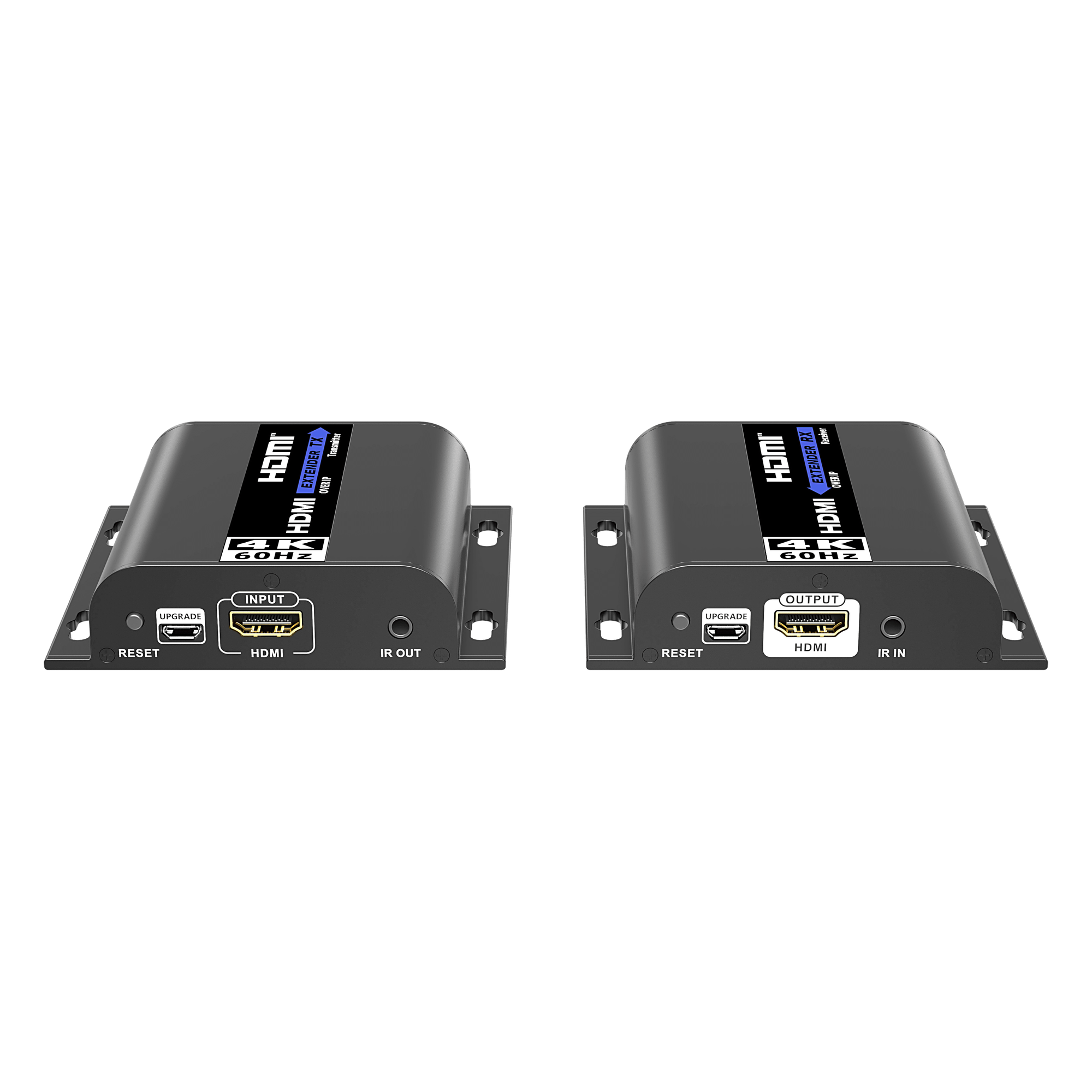 Extensor HDMI sobre IP / 4K@60Hz / Alcance 120 m (393.7 ft) / HDMI 2.0 / HDCP 2.2 / 18 Gbps / Matriz 256x256