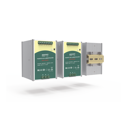 Fuente de Poder Industrial 48 Vcc @ 10A / 480W / Función relay Vcc  / Función de Conexión Paralelo / Riel Din
