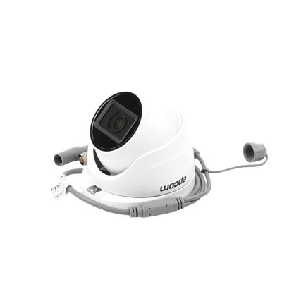 Turret TURBOHD 5 Megapixel / Lente 2.8 mm / 30 mts IR EXIR  / Exterior IP67 / Metal / 4 en 1 / dWDR