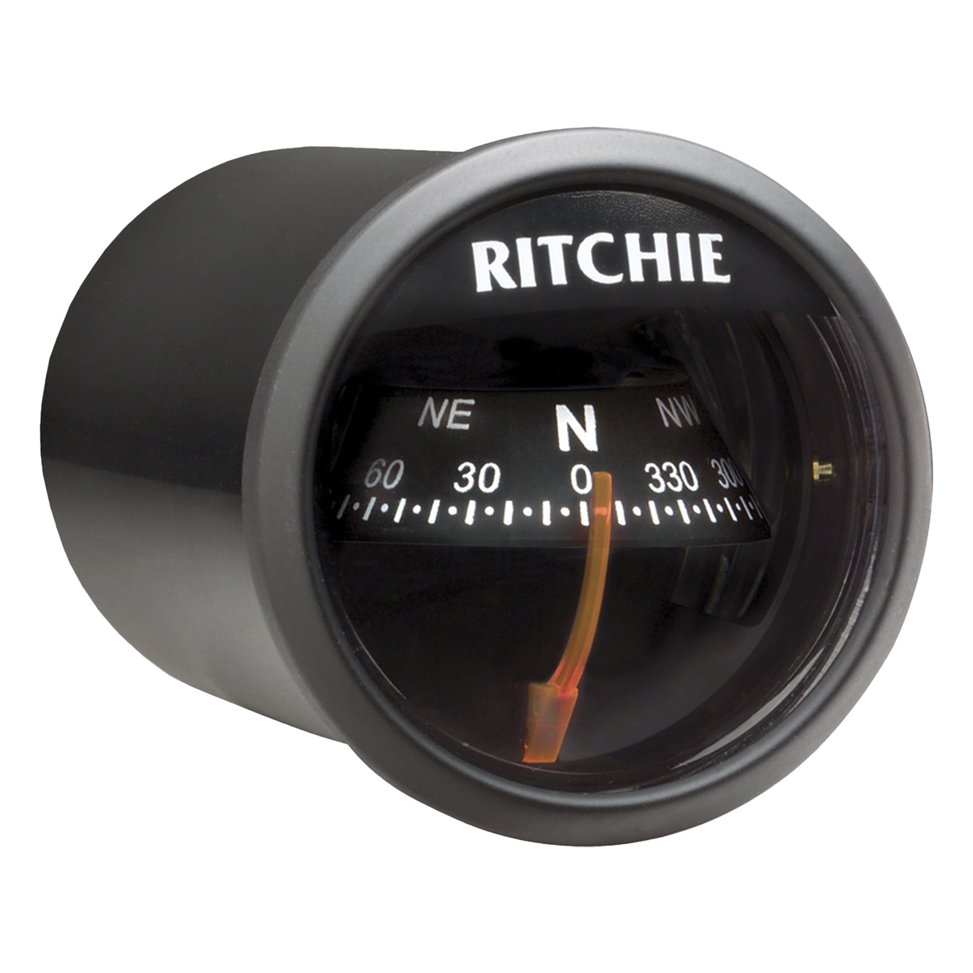 Brújula de Navegación Marítima / 2" (51 mm) / Lectura Directa / Visor Ajustable 30° / Iluminación NiteVu Verde / Movimiento Zafiro y Acero Templado / Compuesto Alta Temperatura — RITCHIE · SKU X-23BB