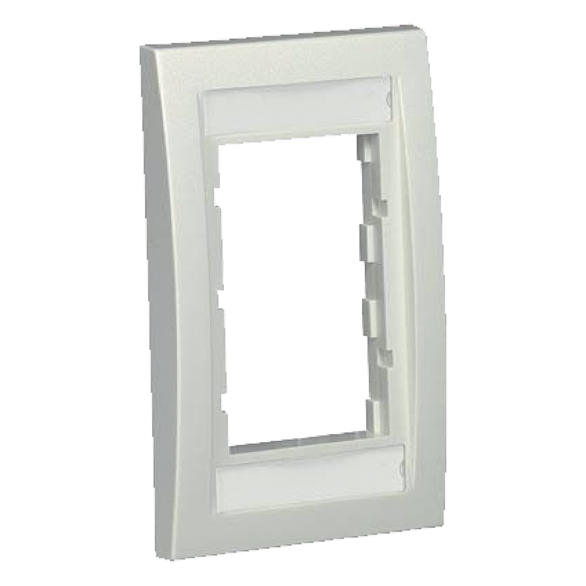 Marco de Placa Frontal Ejecutiva / Para 2 Insertos 1/2 o 3 Insertos 1/3 / ABS / 2.75 x 4.5 x 0.023 in — PANDUIT · SKU CBEIWY