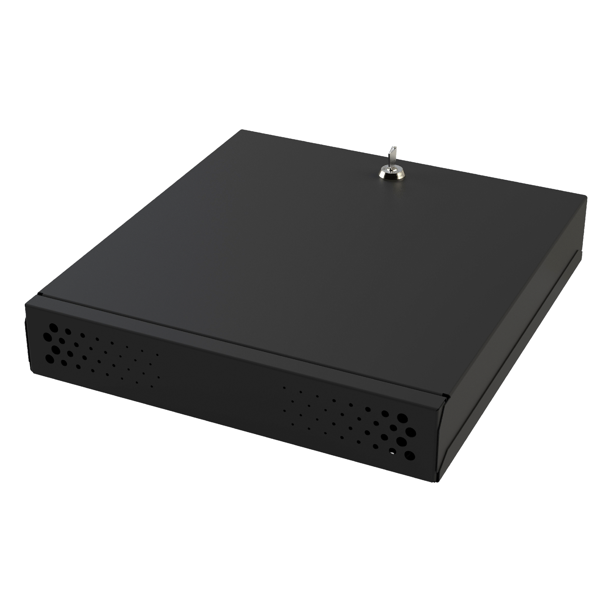 Gabinete de Seguridad para DVR/NVR / Acero Calibre 20 / Ancho 396 mm / Compatible con Rack 19' / Ventilación Lateral — EPCOM INDUSTRIAL · SKU GABVID1R3