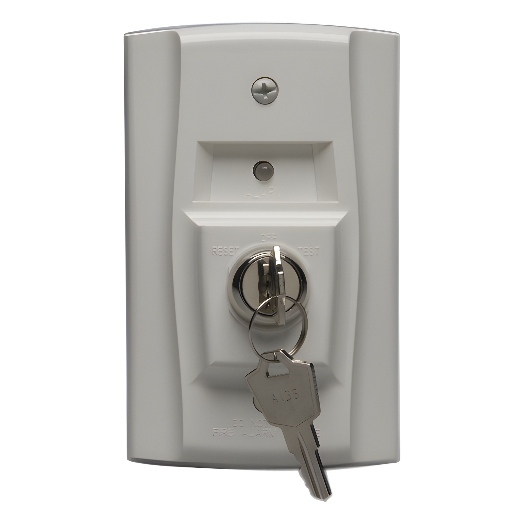 Estación Remota de Prueba y Reinicio / Tiempo de Respuesta 40 s / Alimentación 14-35 VCC / LED de Estado / UL S2522 / NFPA 90A — SYSTEM SENSOR · SKU RTS-151-KEY