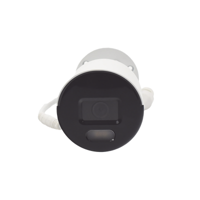 Bala IP 2 Megapixel / Imagen a Color 24/7 / PoE / Lente 2.8 mm / Luz Blanca 30 mts / Exterior IP67 / dWDR / ONVIF 