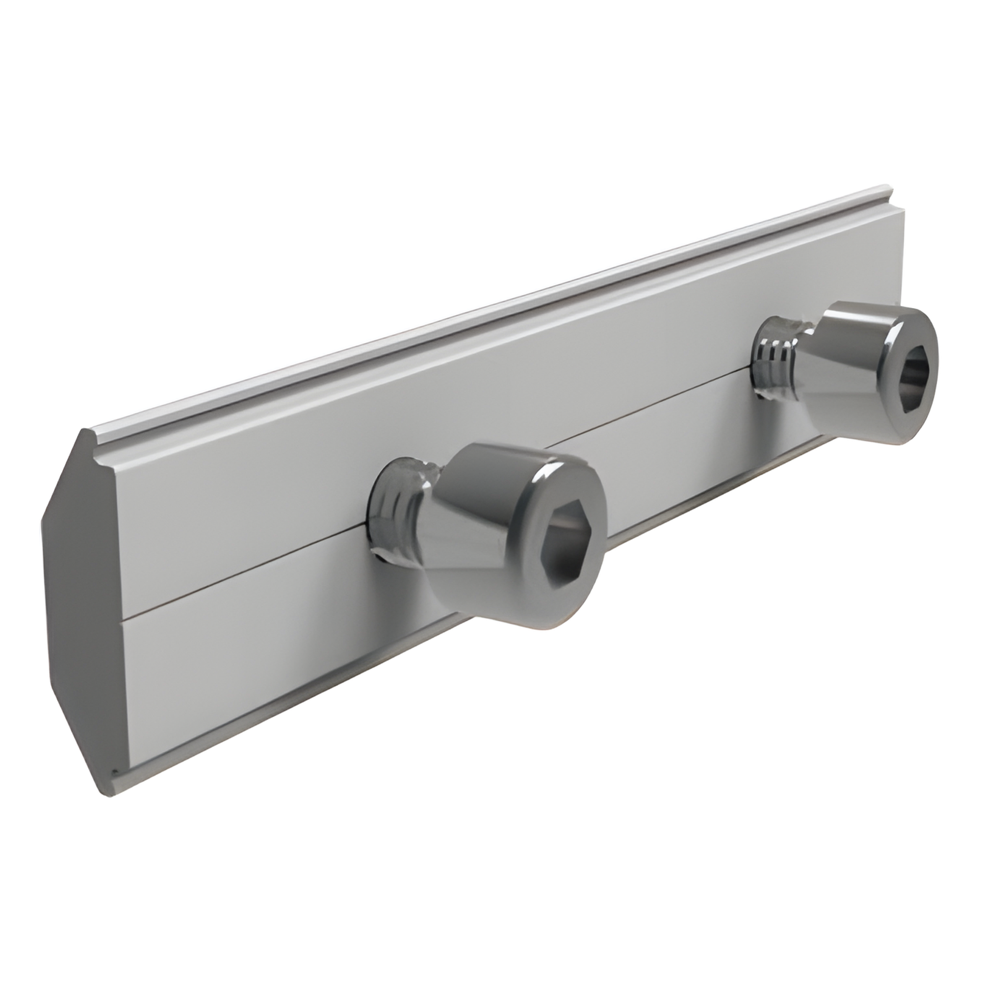 Conector de empalme para riel / Aluminio anodizado / 5 cm y 8 cm / 1.97 in y 3.15 in — EPCOM POWERLINE · SKU EPL-SCN2-01