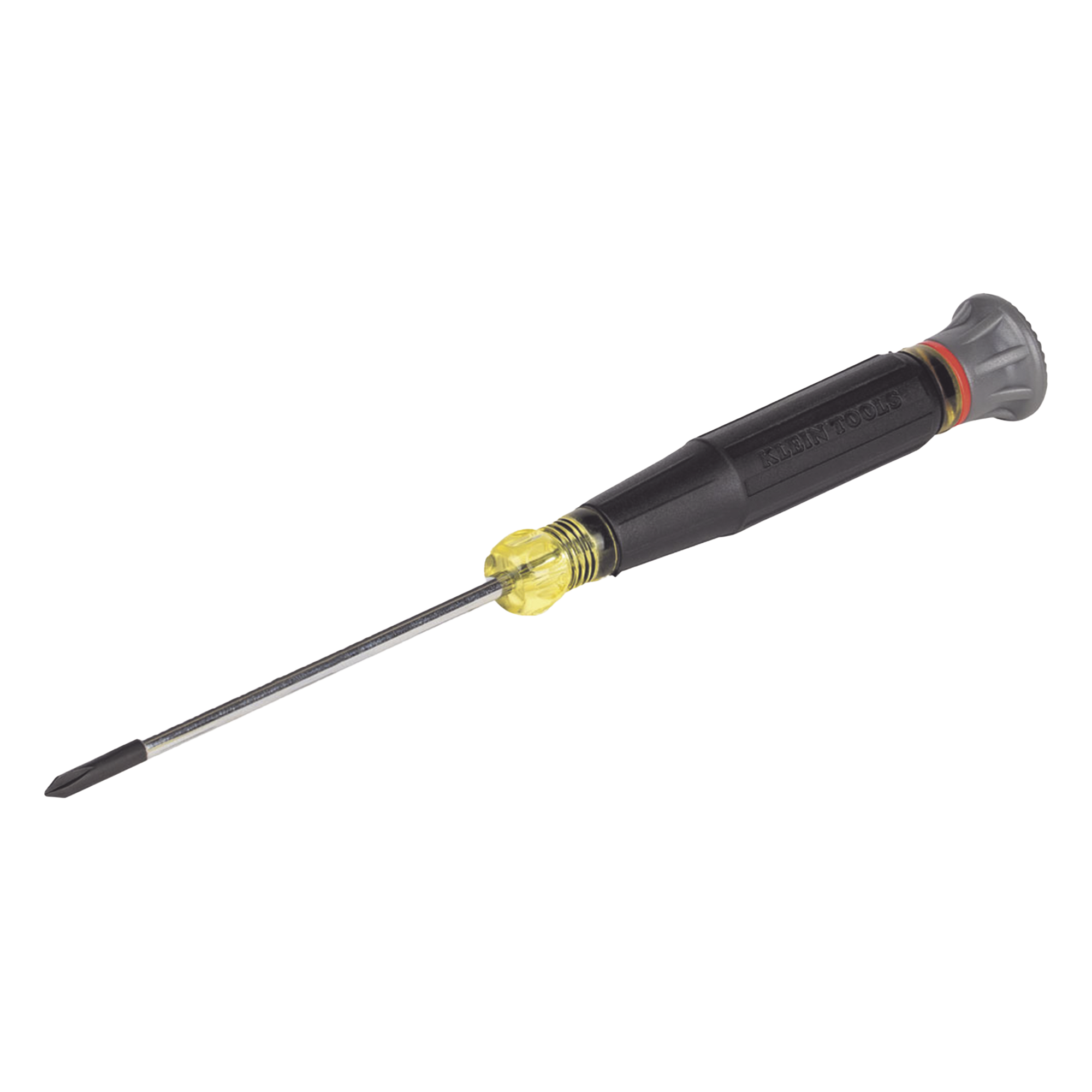 Desarmador de Precisión / Punta Phillips N.º 0 / Barra 7.62 cm (3 in) / Mango Cushion-Grip / Acabado Niquelado y Cromado — KLEIN TOOLS · SKU 6233