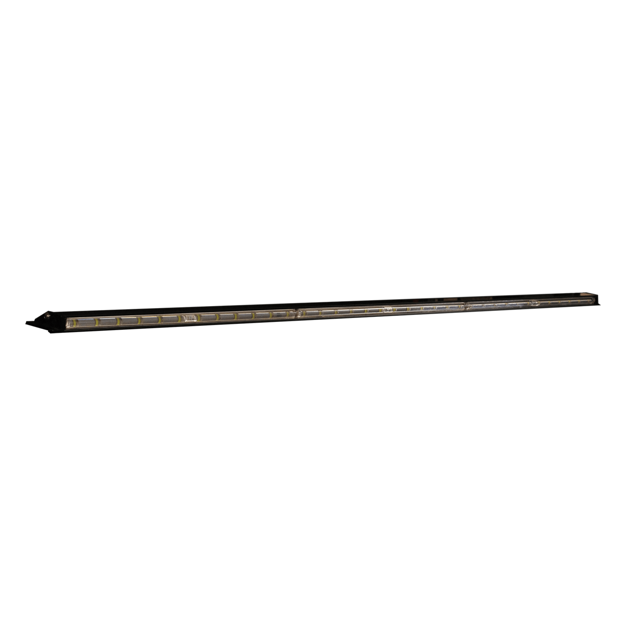 Barra LED direccional perimetral / 61.3" (5.1 ft) / 12 VDC / Rojo-Azul-Blanco / IP67 / 32 patrones / Montaje en superficie — ECCO · SKU ED3760BWRW-L