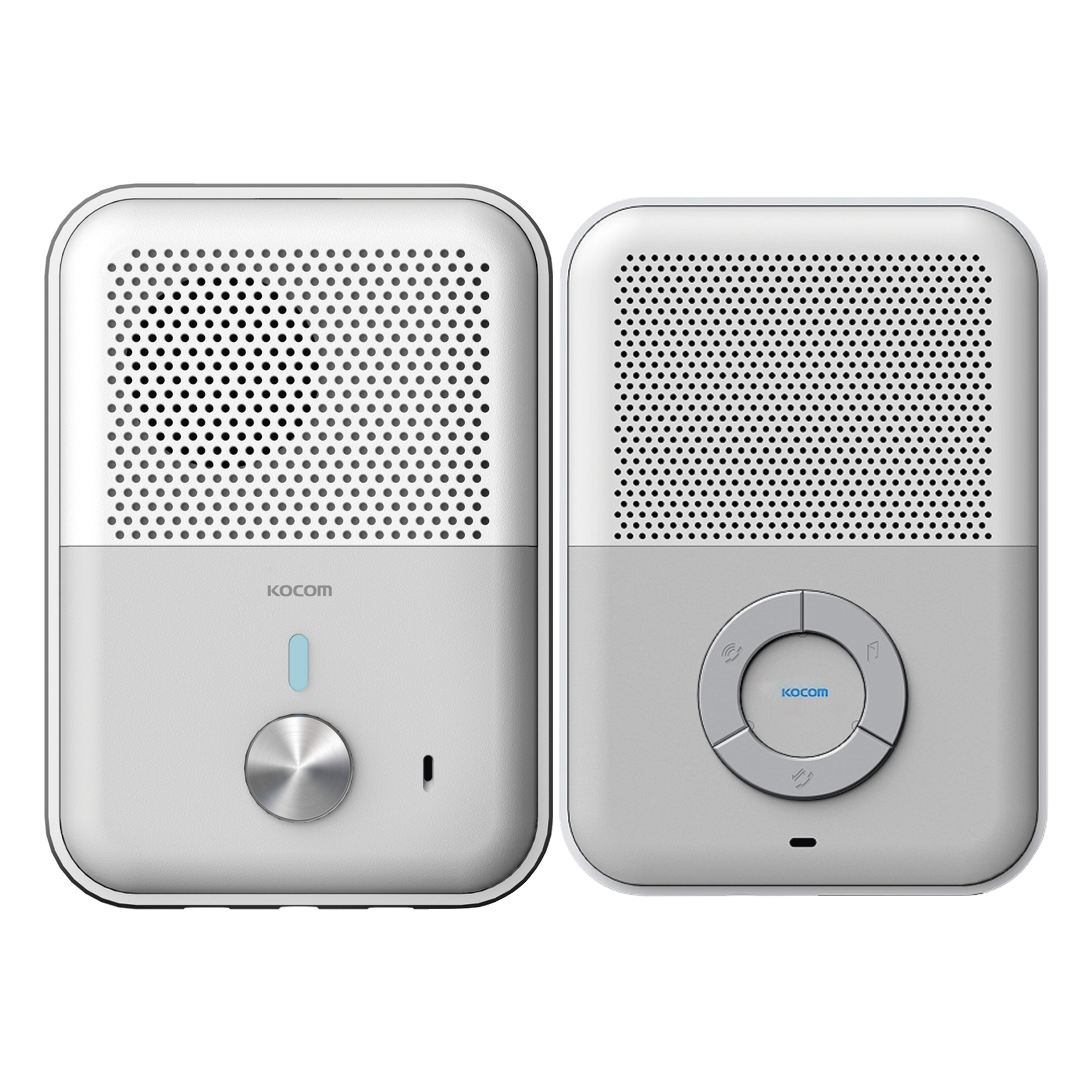 Kit de Audioportero Manos Libres / Frente de Calle a 4 Estaciones Interiores / Alimentación 120V / Consumo Máximo 2.6W / Montaje Superficial / Cable 4 Hilos Calibre 18 — KOCOM · SKU KDP-Q81K