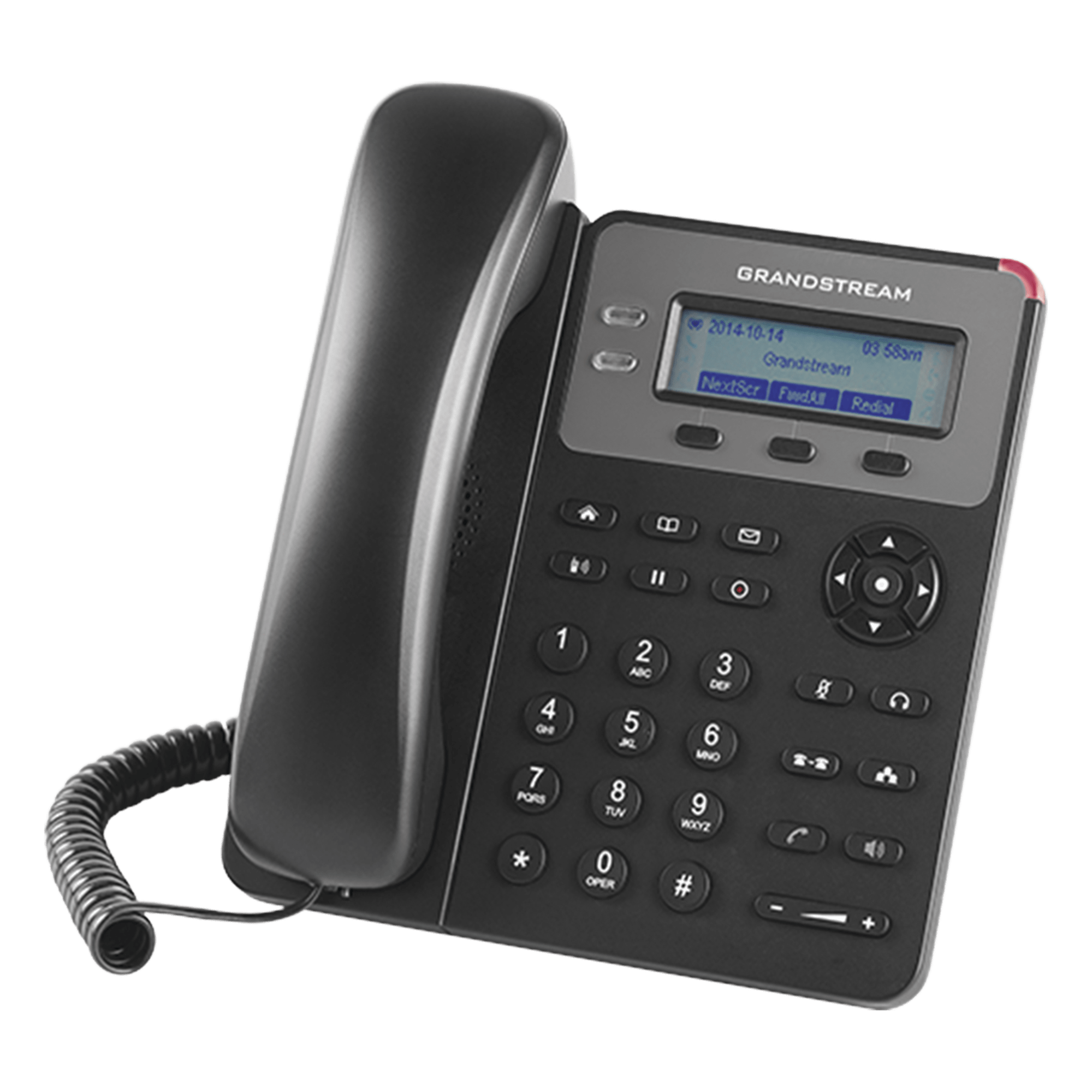 Teléfono IP / 1 Cuenta SIP / 2 Líneas / Pantalla LCD 132x48 / PoE / 3 Teclas Programables / Conferencia 3 Vías — GRANDSTREAM · SKU GXP-1615