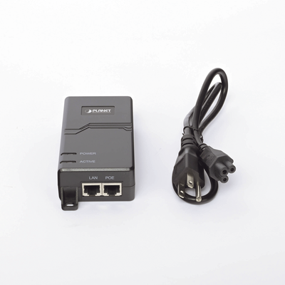 Inyector 802.3bt de 60W en 4-Pares UTP, Compatible con 802.3af/at Gigabit 10/100/1000 Mbps