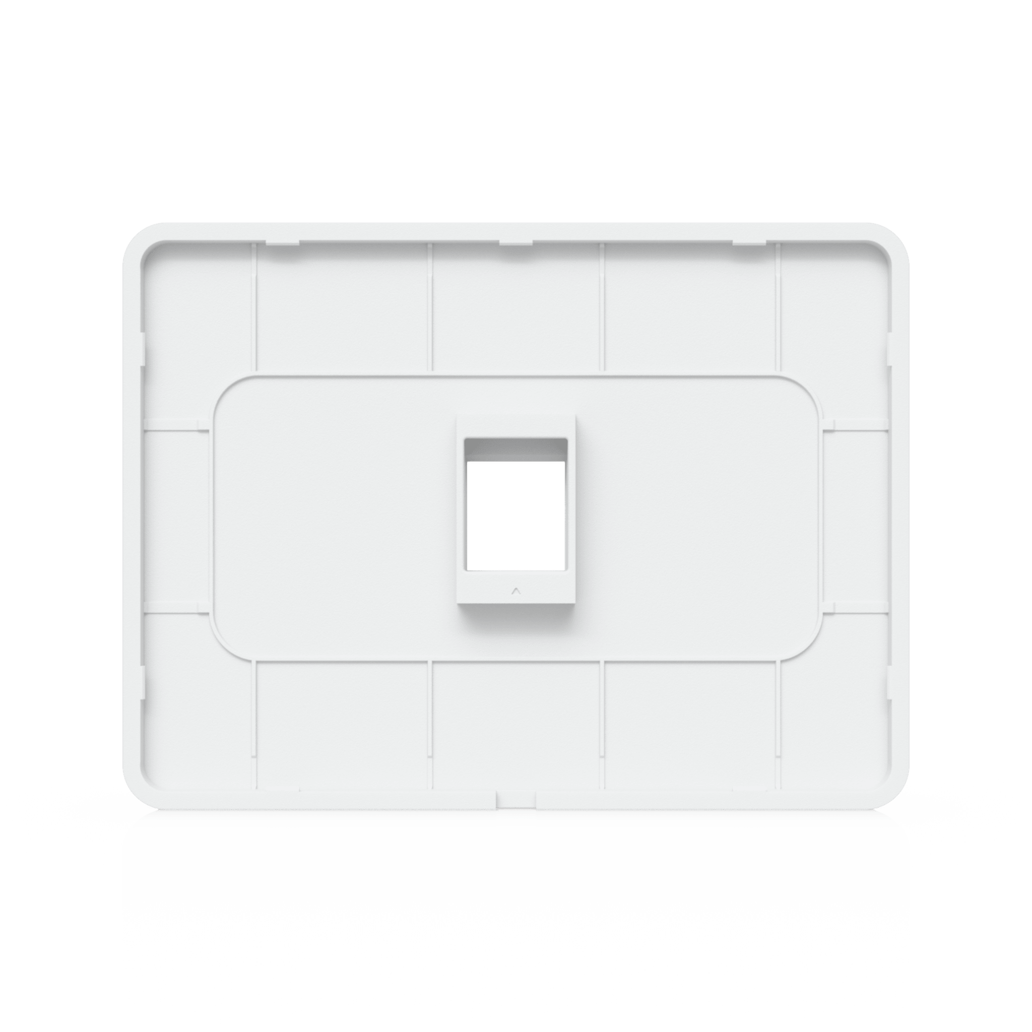Placa Keystone Horizontal / 1 Puerto / Superficie Pintable / Policarbonato y Acero SGCC / 4.4 x 3.2 x 0.12 in / Paquete 4 Piezas