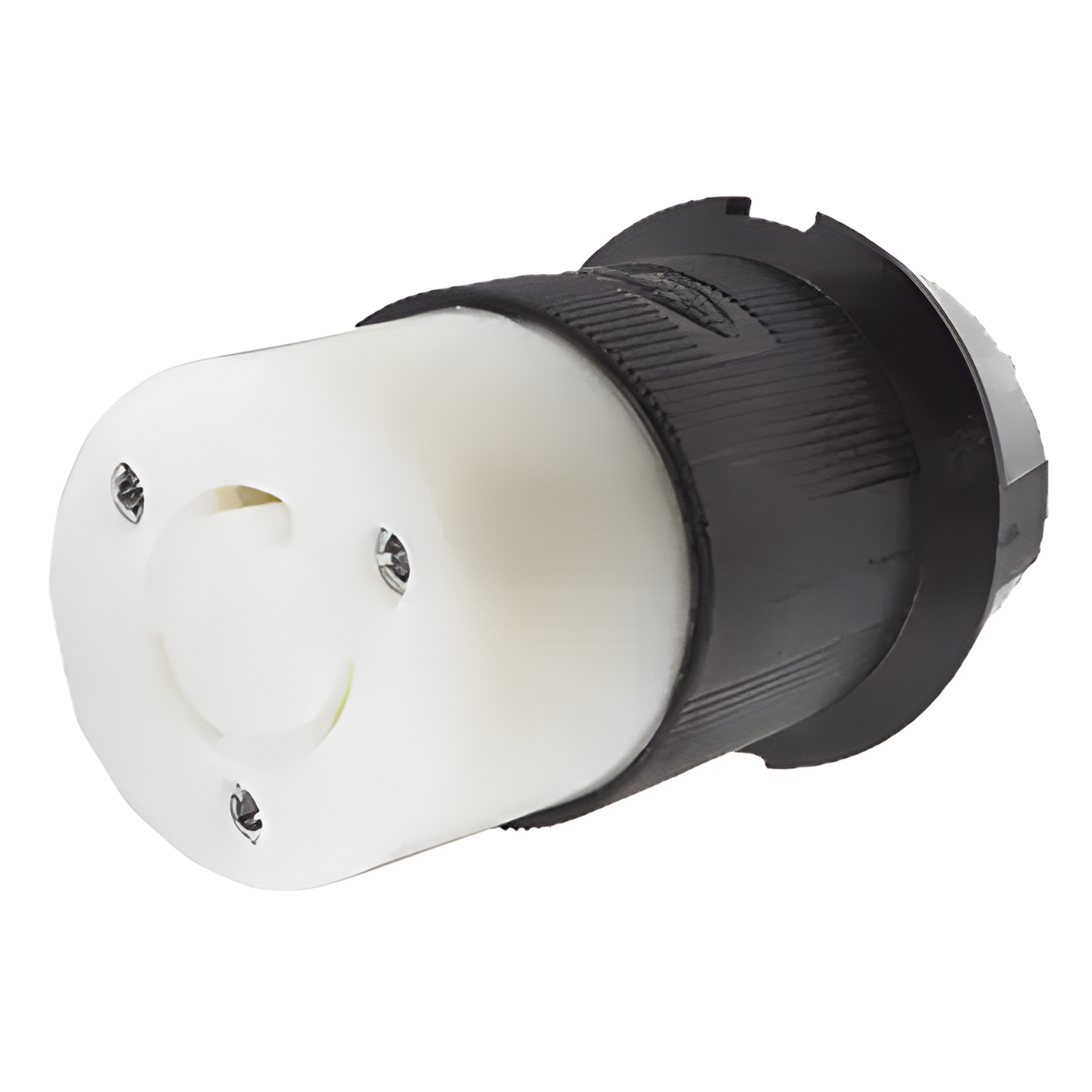 Conector Industrial con Bloqueo de Media Vuelta / 20 A 125 V CA / 2 Polos 3 Hilos / NEMA L5-20R / 3.86 x 2.26 x 2.26 in — HUBBELL · SKU HUB-HBL-2313