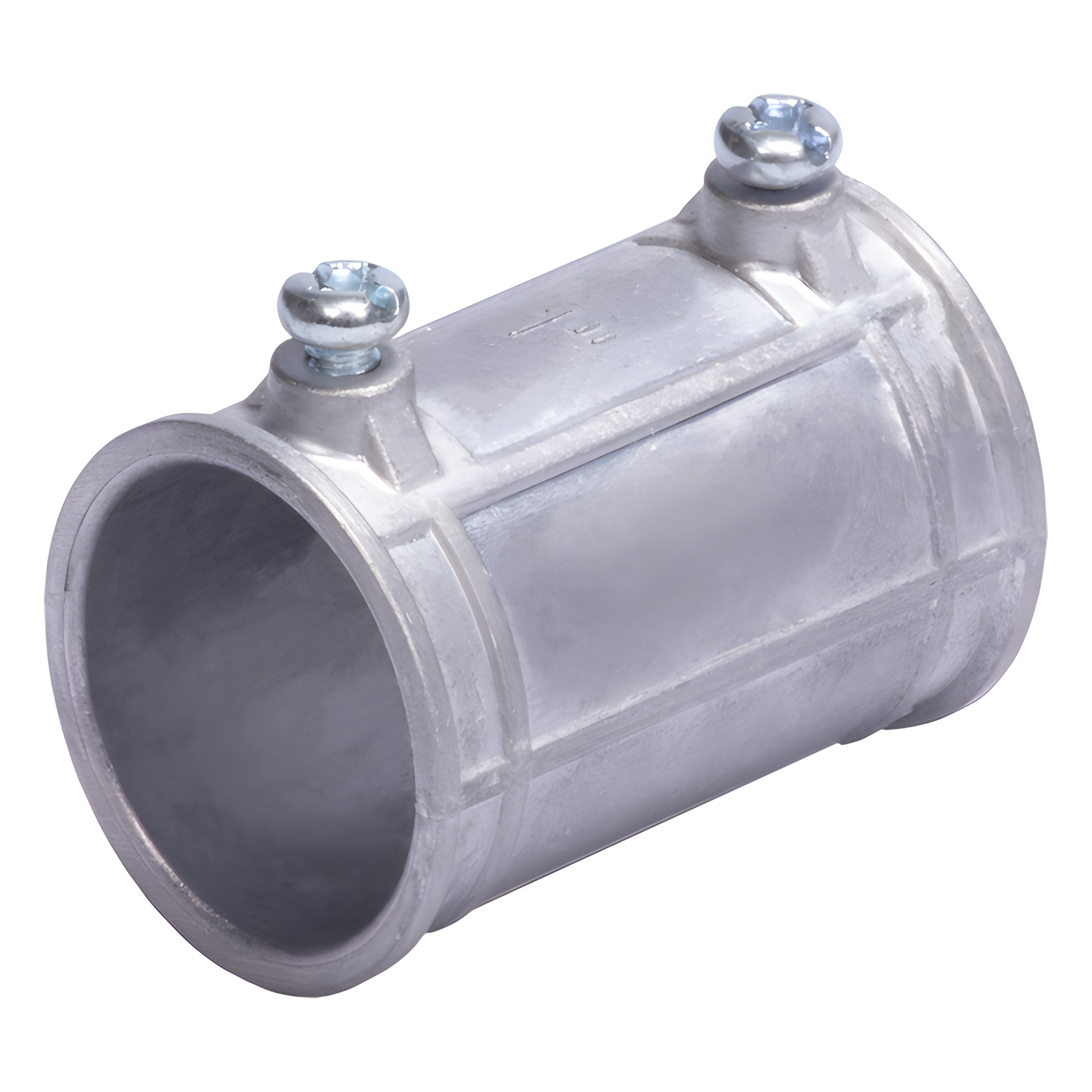 Cople Roscado Con Tornillo / 1 1/2" (41 mm) / Acero Galvanizado / Espesor Pared 1.65 mm / NPT / Uso Interior Seco — JUPITER · SKU JU-PD-112-COP