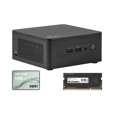 Kit / Mini PC NUC Barebone / Intel Core I3 /bluetooth / Incluye memoria 16GB / Incluye 512 SSD / No incluye sistema operativo