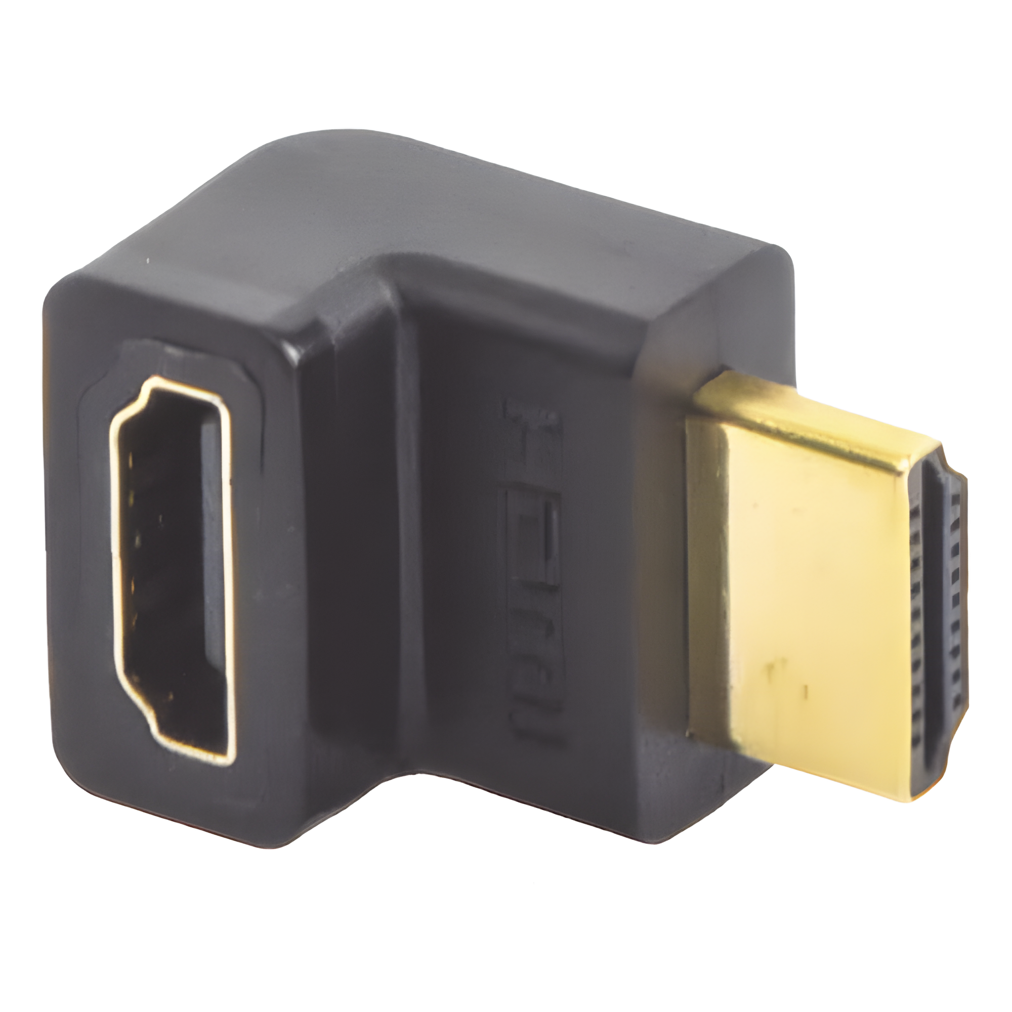 Adaptador HDMI 90° Macho a Hembra / Hacia Arriba / HDMI 2.0 4K@60Hz / Protección de Puertos / Diseño Compacto — UGREEN · SKU 20110
