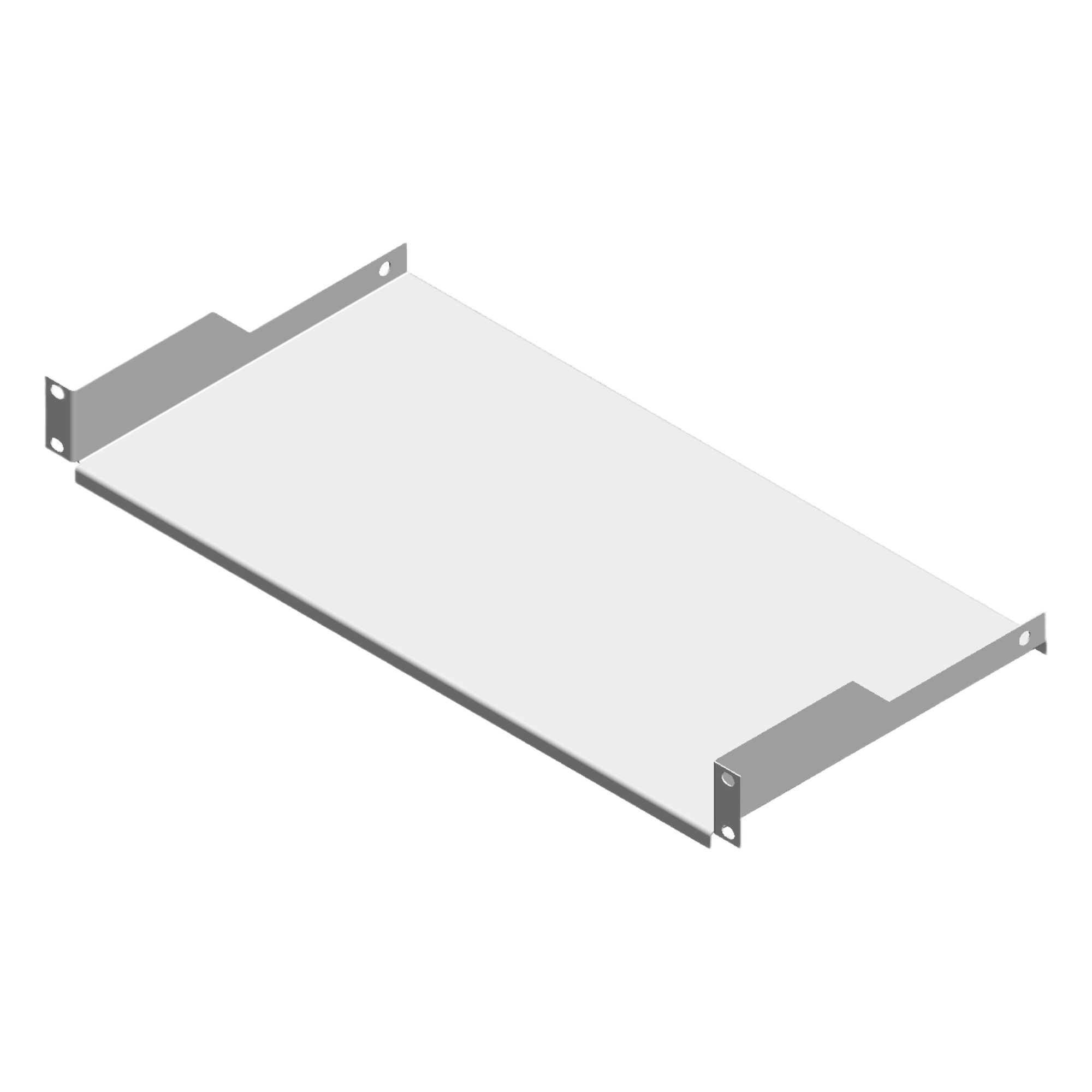 Charola para Rack / 19" / 2 Postes / 1U / 23 cm (9.1 ft) de Profundidad / Carga 3 kg / Color Blanco — LINKEDPRO · SKU SCH231UW