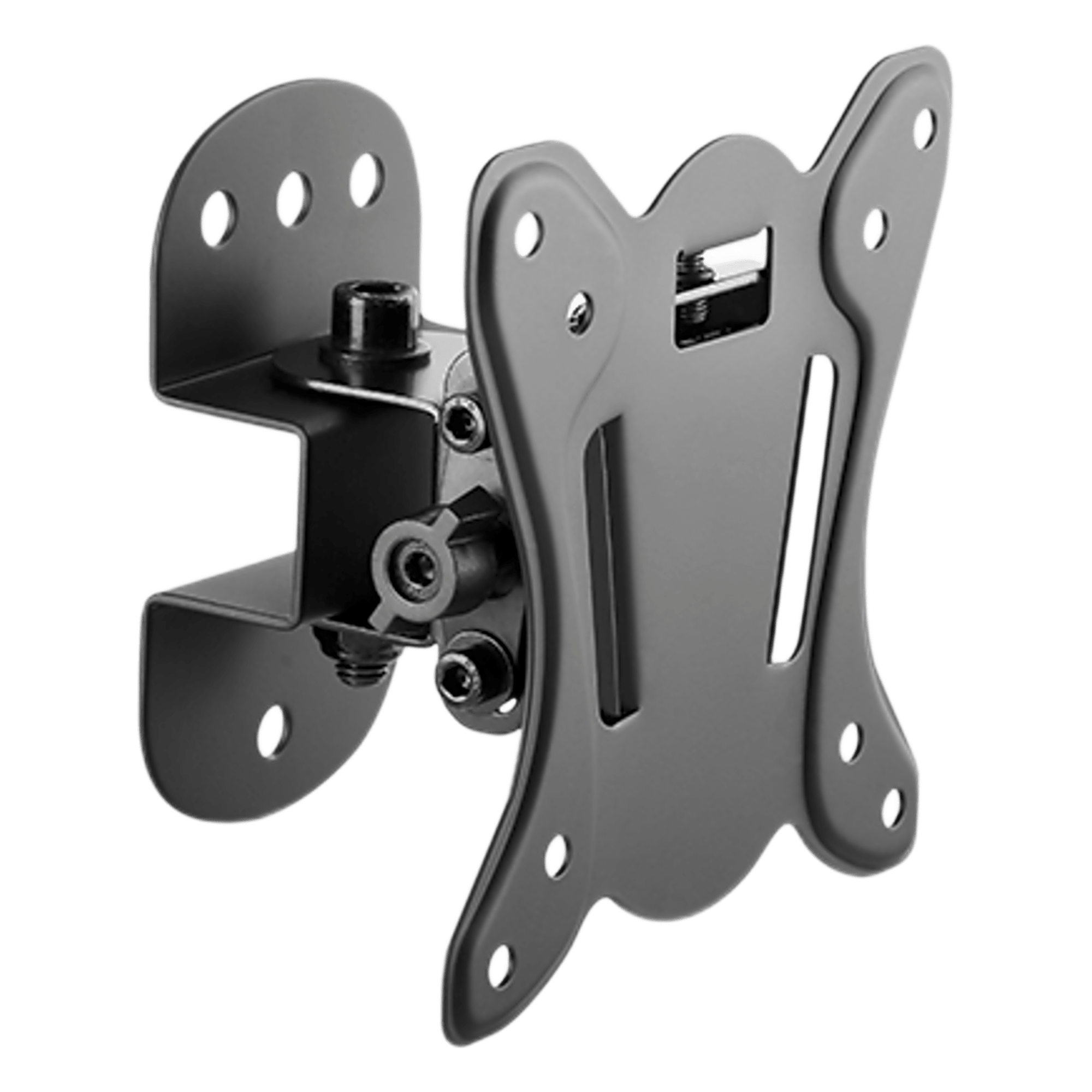 Soporte de Pared para Monitor / 13 a 27 Pulgadas / Carga 25 kg (55 lbs) / VESA 75x75 y 100x100 / Inclinación +3° a -12° / Giro ±25° / Separación 65 mm — BRATECK · SKU KMA20-110