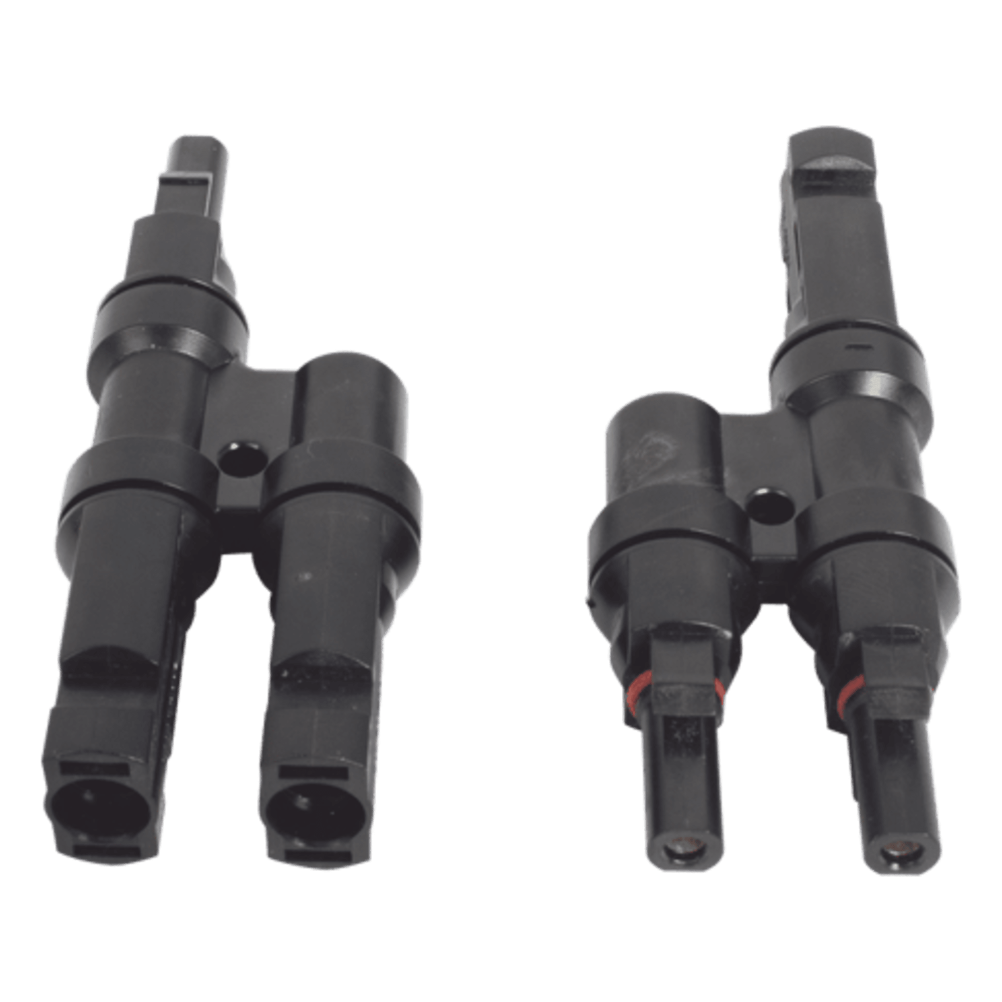 Conector MC4 Fotovoltaico / 1000 VCC / 30 A / IP67 / Rango -40 a 105 °C / Doble Tipo 2T / 4 mm² — USFULL · SKU FC42T