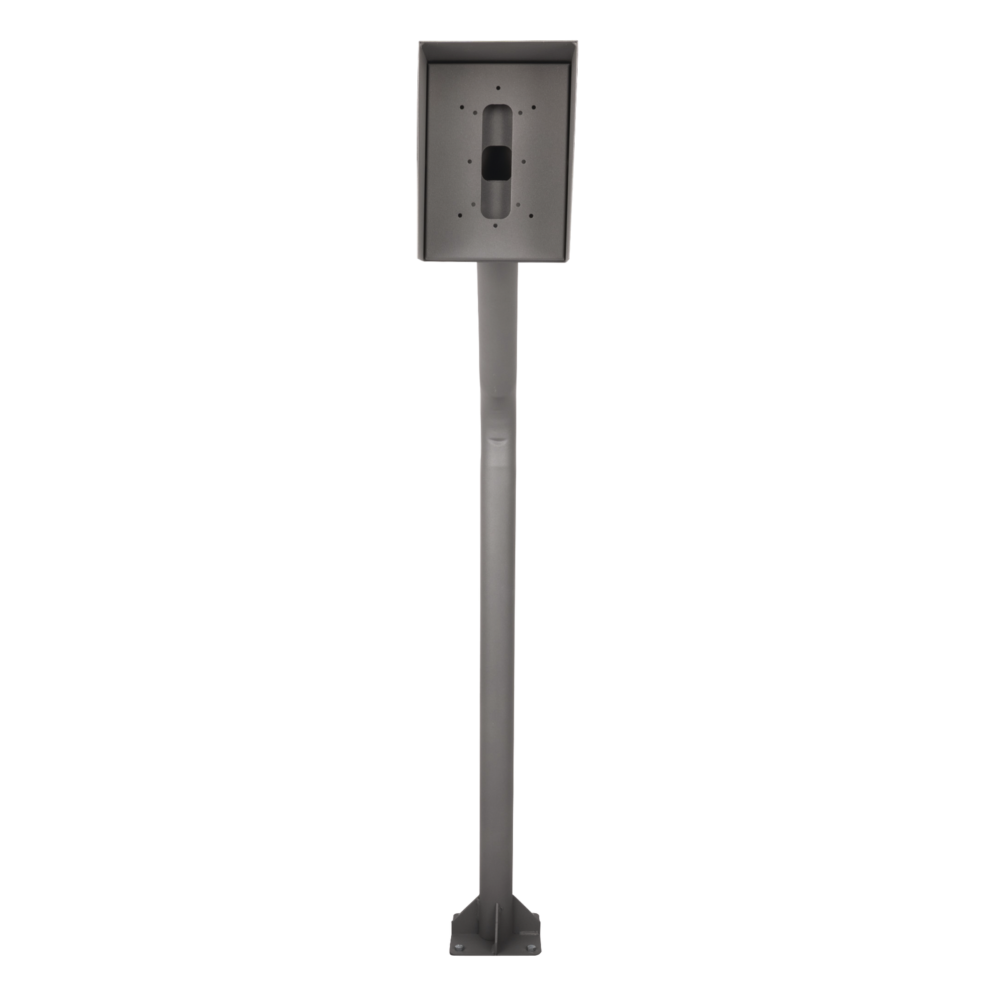 Poste Industrial para Portero IP / Altura Ajustable 1.21 m (3.97 ft) / Acero Calibre 11 / Pintura Electrostática Gris / Anclaje Incluido — EPCOM INDUSTRIAL · SKU POSTEINT-KIT