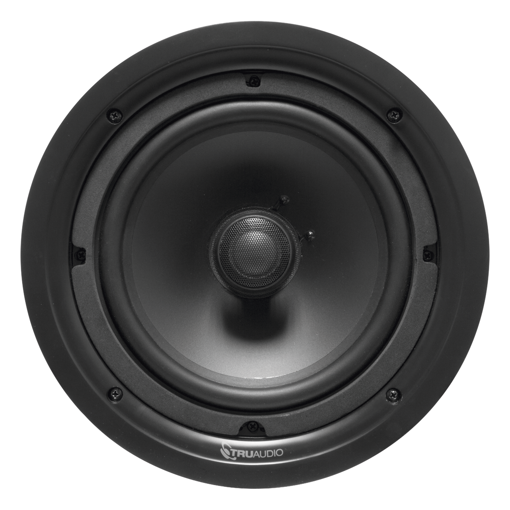 Altavoz de techo de 2 vías / Woofer 6.5in / Tweeter 1in / 90W / 8Ω / Respuesta 52Hz-20kHz / Resistente a humedad — TRUAUDIO · SKU PP-6