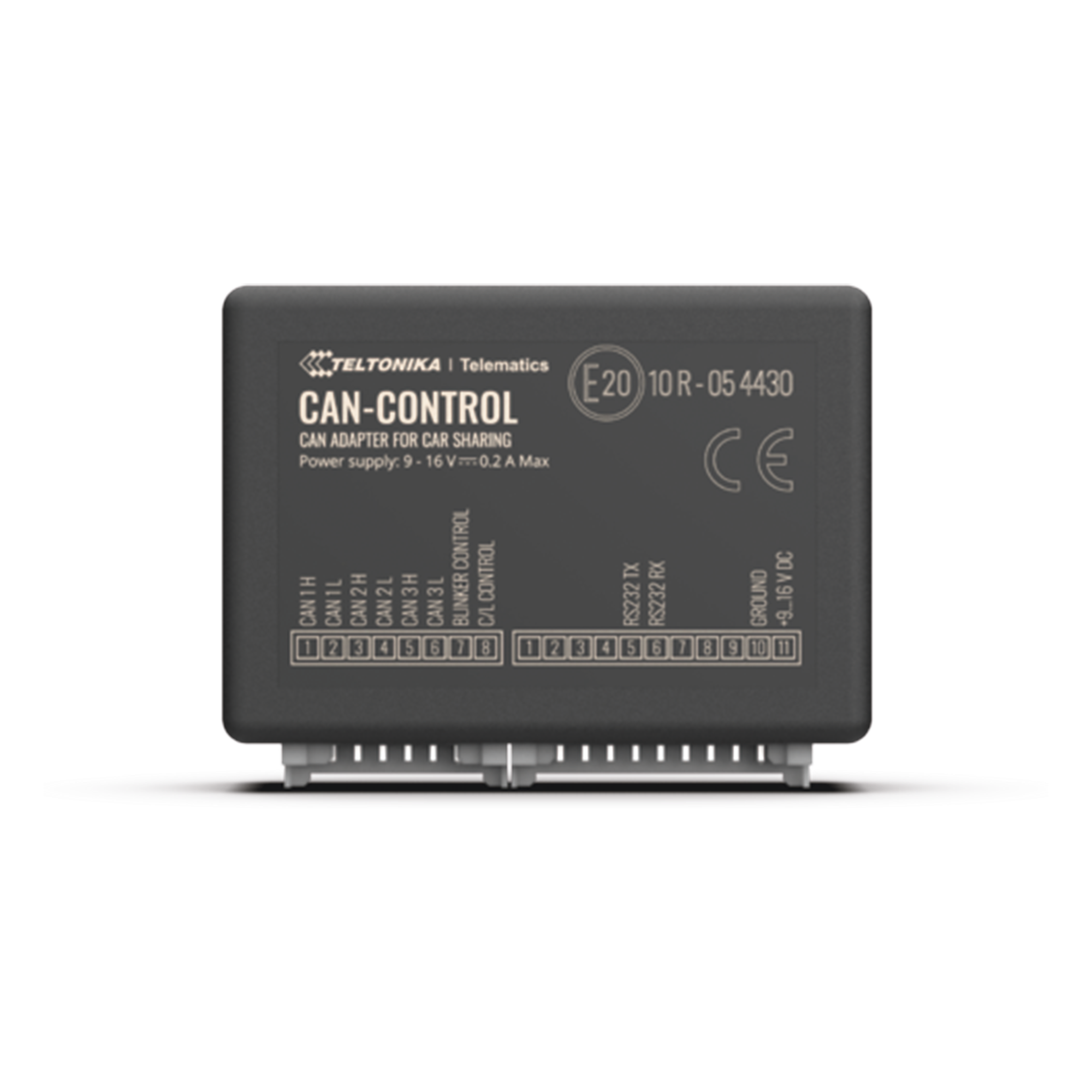 Adaptador CAN / Control Remoto de Puertas y Ventanas / Lectura de Datos en Tiempo Real / -40°C a +85°C / 51 x 36 x 16 mm — TELTONIKA · SKU CAN-CONTROL