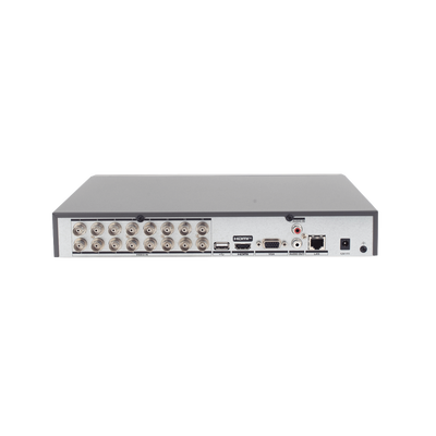 DVR Pentahíbrido / 32 Canales / 16 TURBOHD + 16 IP / 8 Megapixel (4K) / Audio Bidireccional / AcuSense / H.265+ / HDMI y VGA 4K