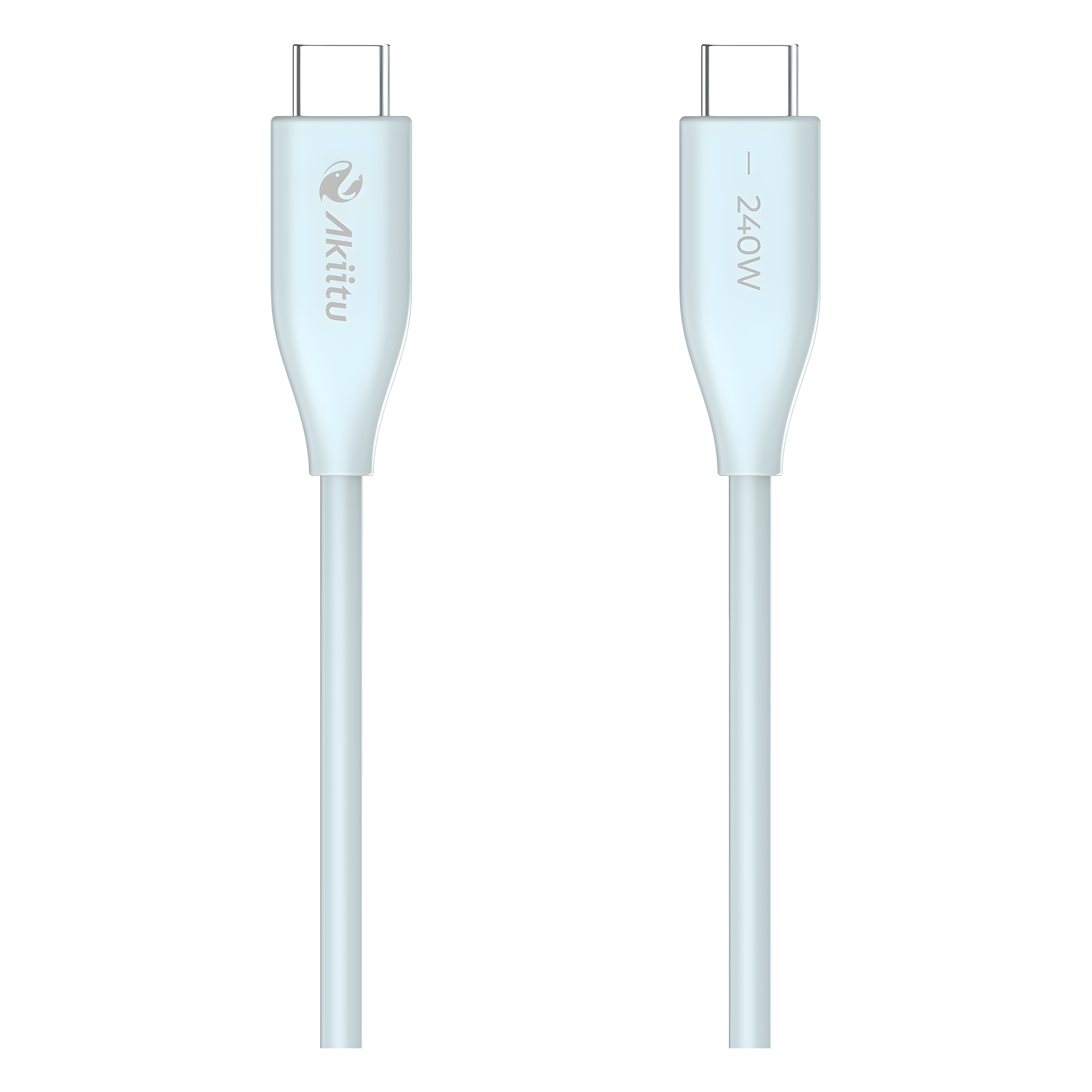 Cable de Carga USB-C / 240W / Transferencia 480 Mbps / Tecnología GaN / Silicona No Tóxica / 1.5 m (4.9 ft) — EZVIZ · SKU AK-PAC24S-B-1.5M