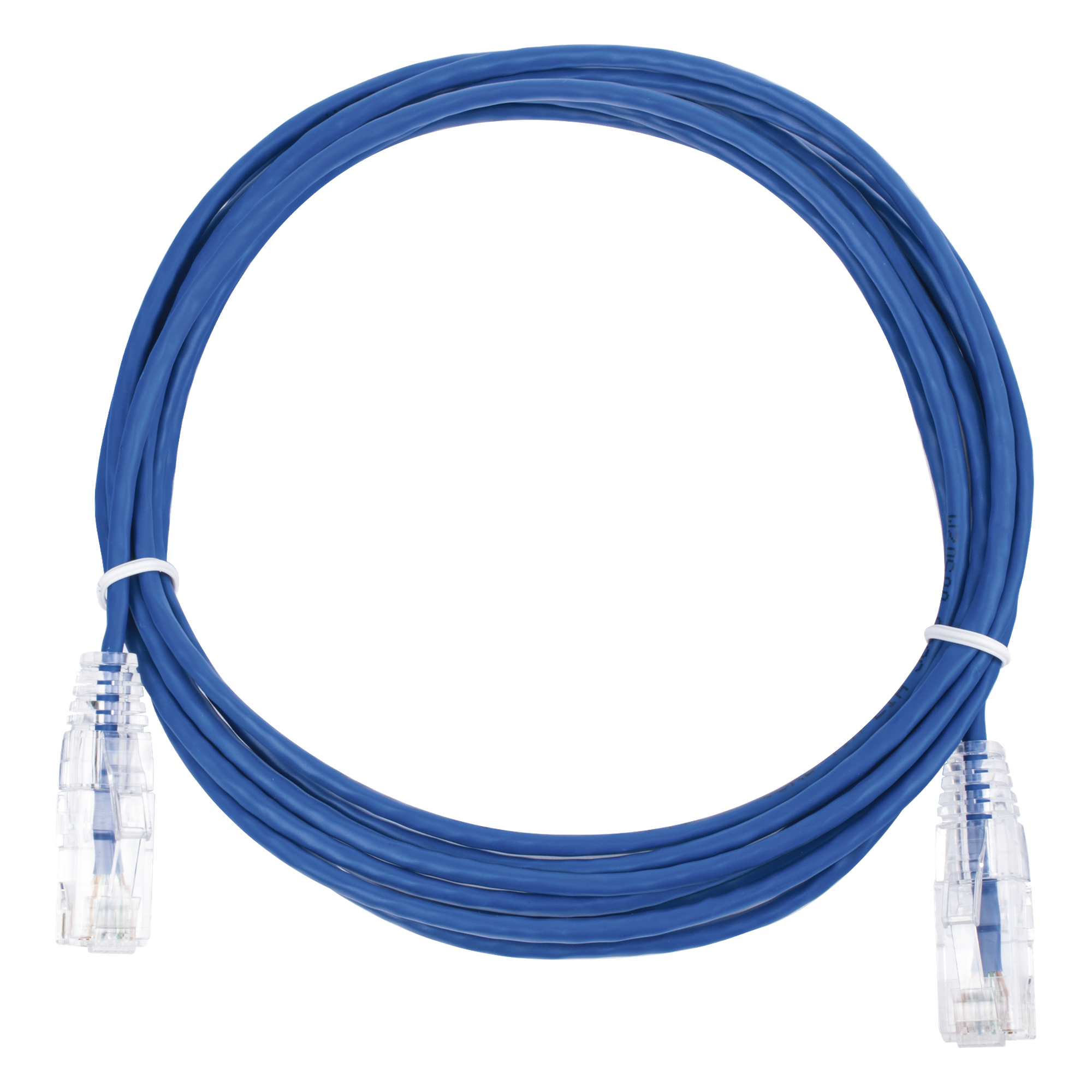 Cable de Parcheo Slim UTP Cat6 / 3 m (9.84 pies) / 28 AWG / Azul / RJ45 — LINKEDPRO BY EPCOM · SKU LP-UT6-300-BU28