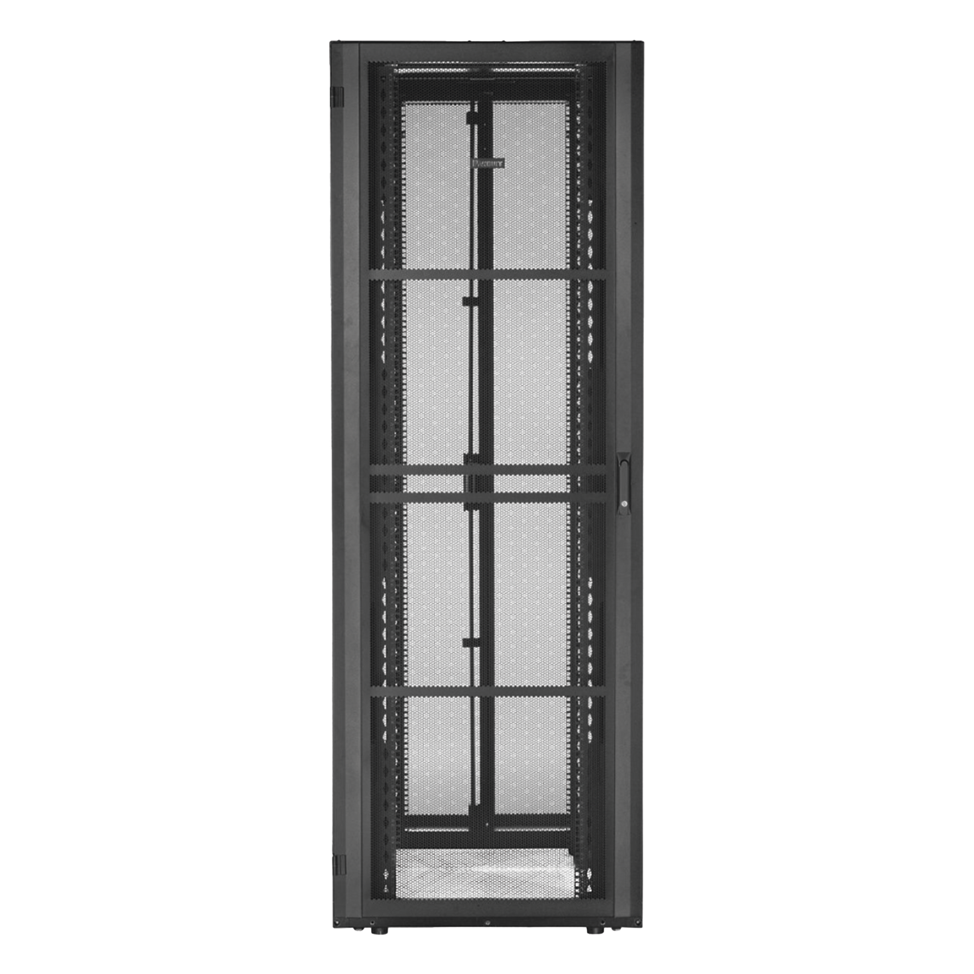 Gabinete para Centros de Datos / 42 UR / 600 mm Ancho / 1070 mm (3.51 ft) Profundidad / Carga 1588 kg / Puerta 80% Perforación / Acero Soldado