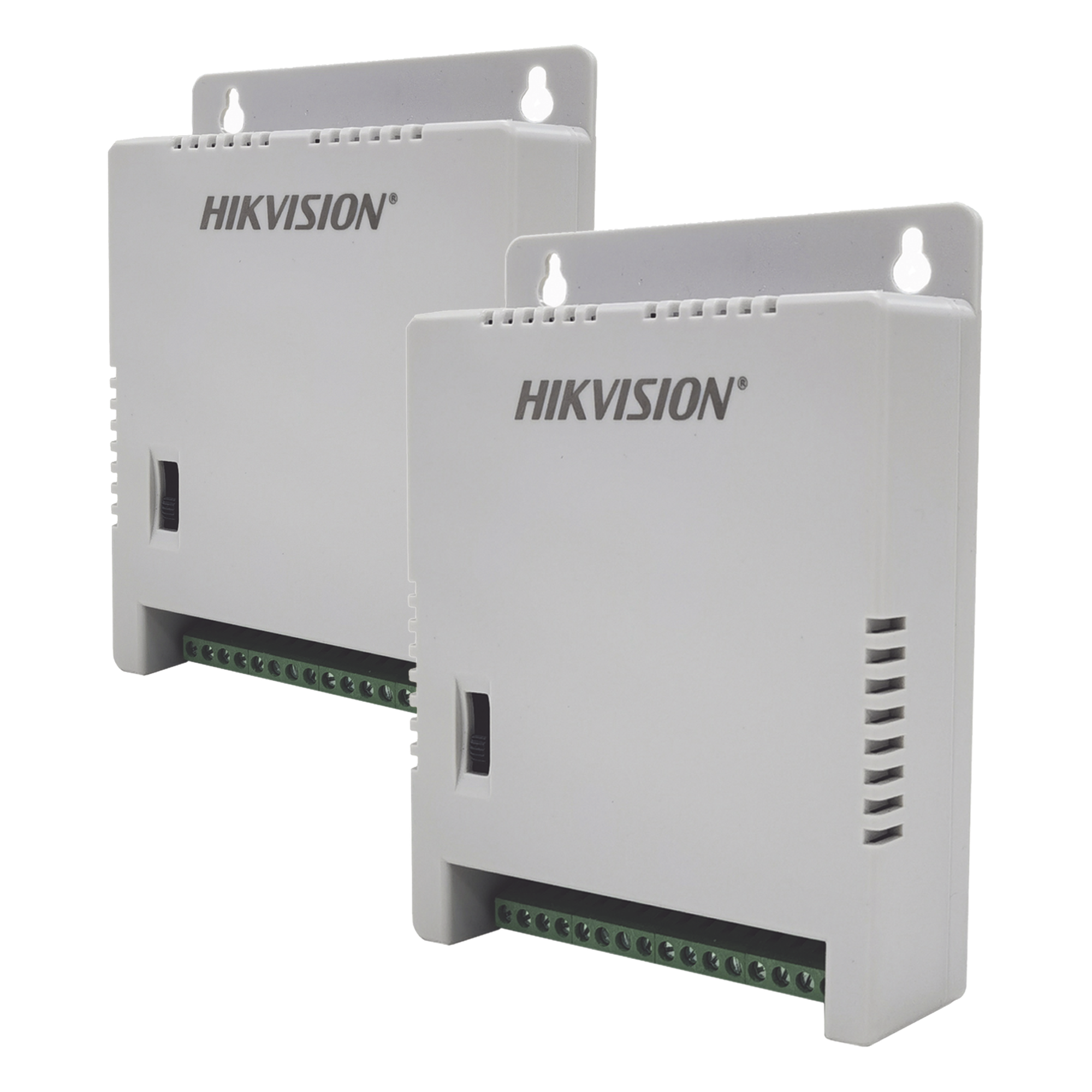 Fuente de Poder Regulada / 16 Salidas / 12/13.5/15 VCC Seleccionables / 1 A por Salida / Entrada 90-130 VCA / Diseño Compacto — HIKVISION · SKU DS-2FA1205-C8/X2
