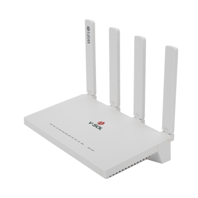 ONU GPON/EPON con Wi-Fi 6 AX1500 / 1 Puerto CATV / 4 Puertos Gigabit / Puerto PON SC/APC 