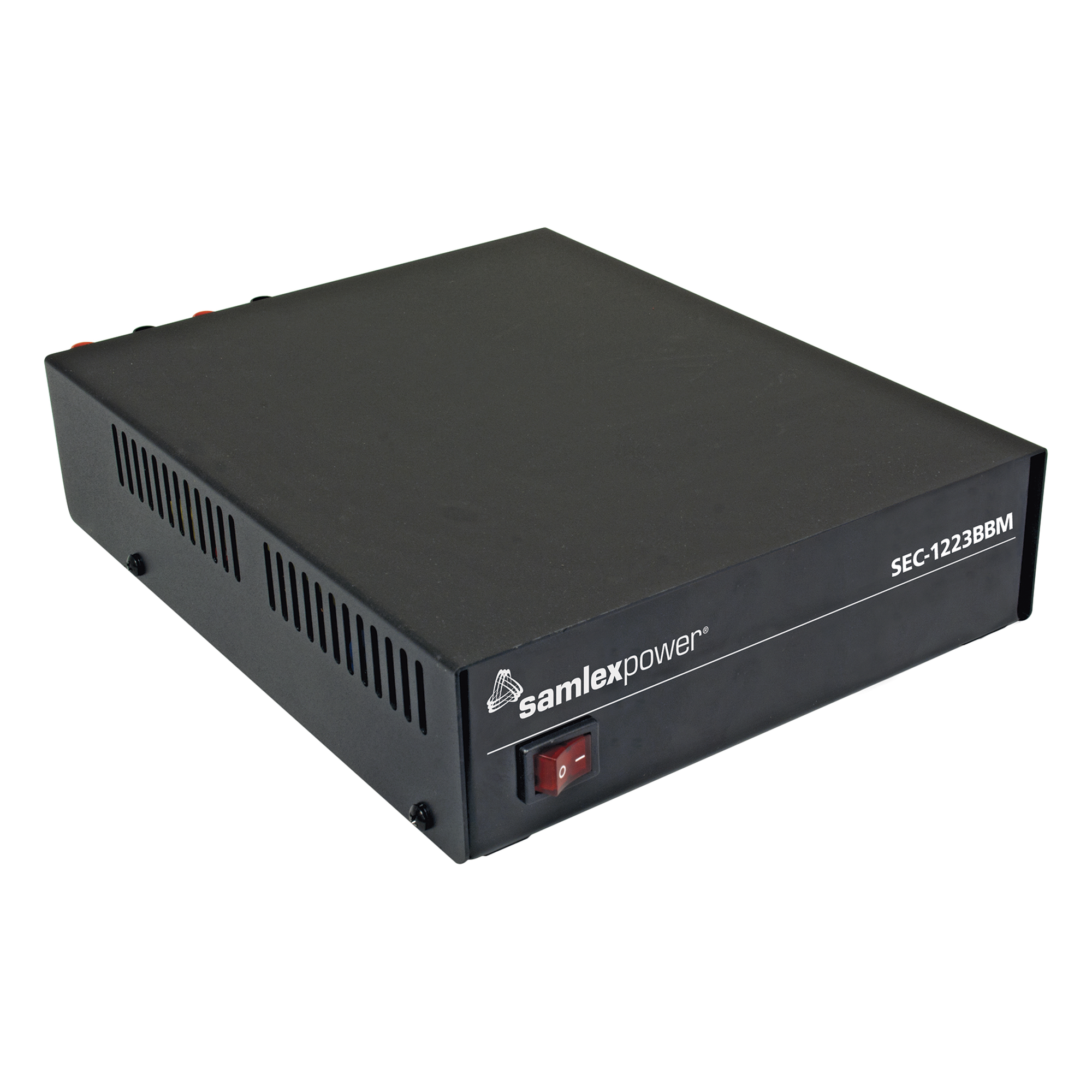 Fuente de Poder Conmutada / 13.8 VCC / 23 A Continua / 25 A Máxima / Cargador de Baterías Integrado / 120 VCA Entrada