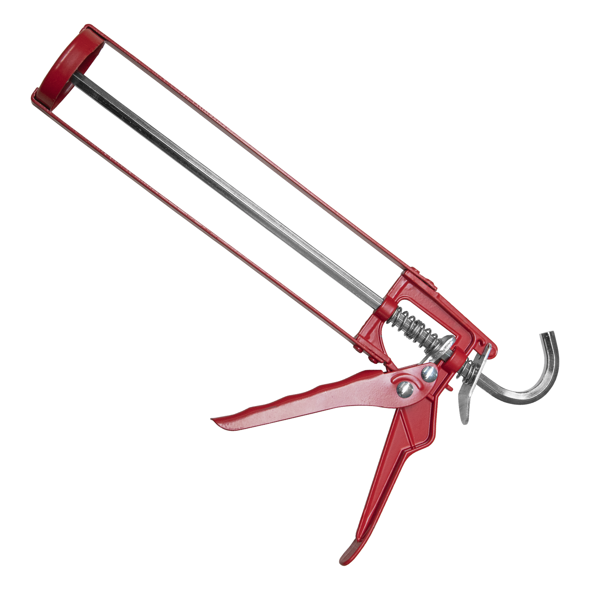 Pistola Calafateadora / 9" (228.6 mm) / Mango Aluminio y Marco Acero / Cartuchos Estándar 216 x 50 mm / Gatillo Ajustable / Espiga Gancho — PRECISION · SKU PST-H09-001