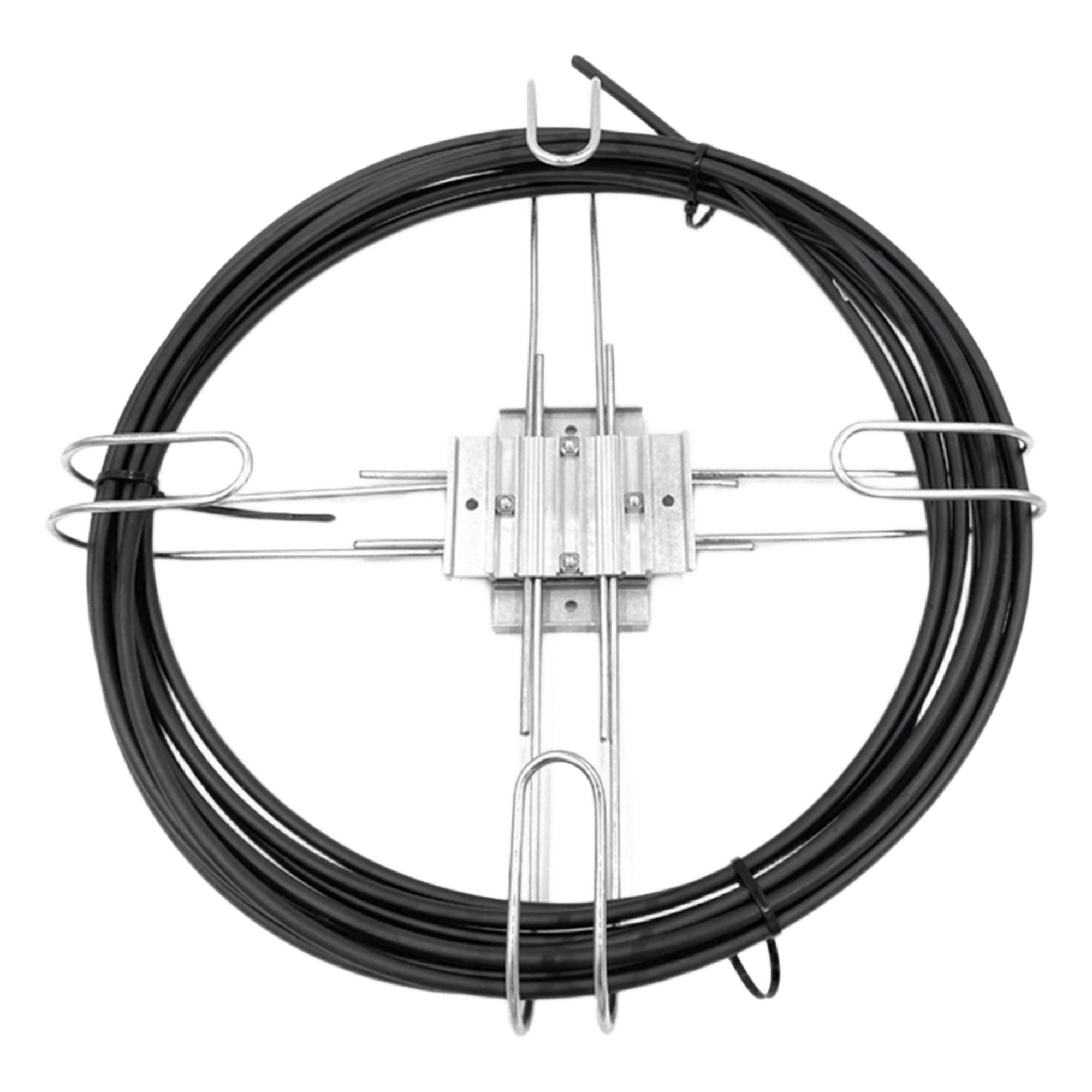 Raqueta de Almacenamiento de Cable / Poste 300-600 mm / 1-2 ft / Cable ADSS 10-14 mm / Aluminio y Acero Inoxidable — LINKEDPRO BY EPCOM · SKU LP-CSB