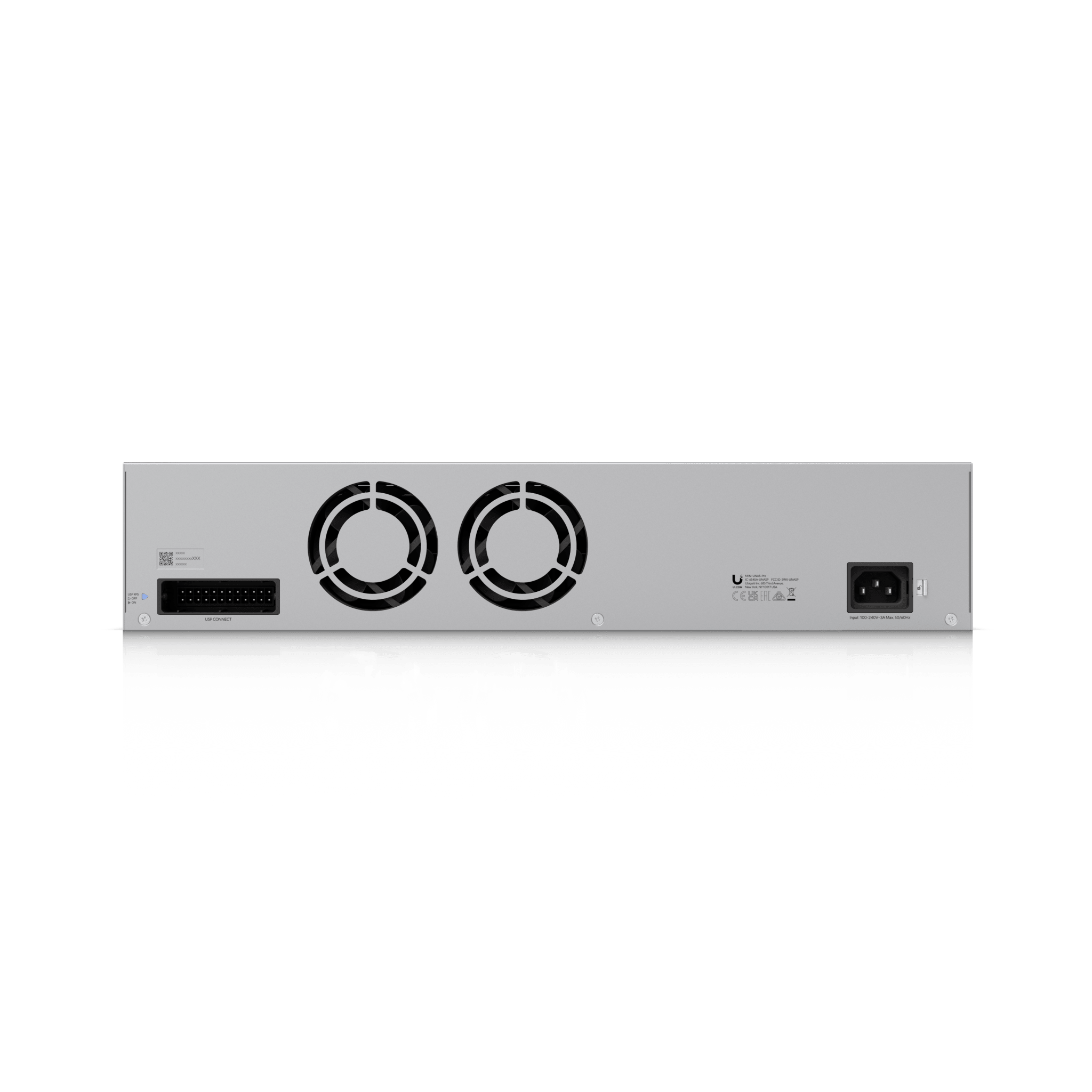 UNAS Pro Servidor de Almacenamiento en Red de 2U Rack con (7) Bahías para HDD/SSD de 2.5/3.5" con 1 Puerto 10GbE  y 1 Puerto SFP+ 10G