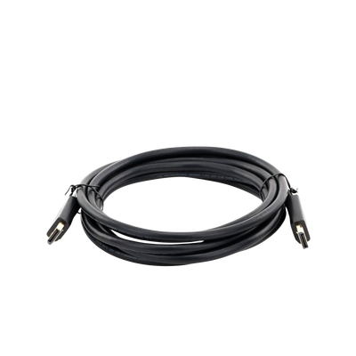 Cable DisplayPort 1.2 Macho a Macho | Longitud 3 Metros (9.84 Pies) | Versión DP1.2 | Soporta 4K@60Hz; 2K@144Hz | Soporta 3D | Color Profundo de 8 y 10 Bits | Blindaje Interno Múltiple | Cobre Estañado 28AWG | Botón de Liberación
