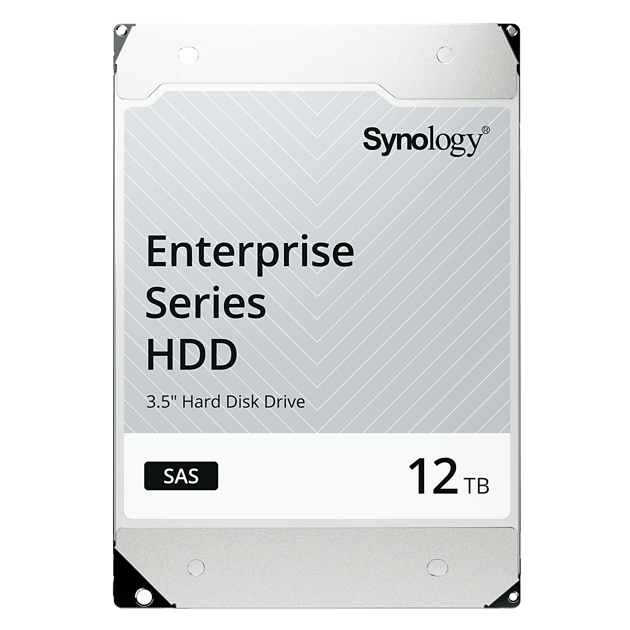 Disco Duro SAS Enterprise / 3.5 Pulgadas / 12 TB / SAS 12 Gb/s / 7200 RPM / Caché 256 MB / MTBF 2.5M Horas / Carga 550 TB/año — SYNOLOGY · SKU HAS531012T