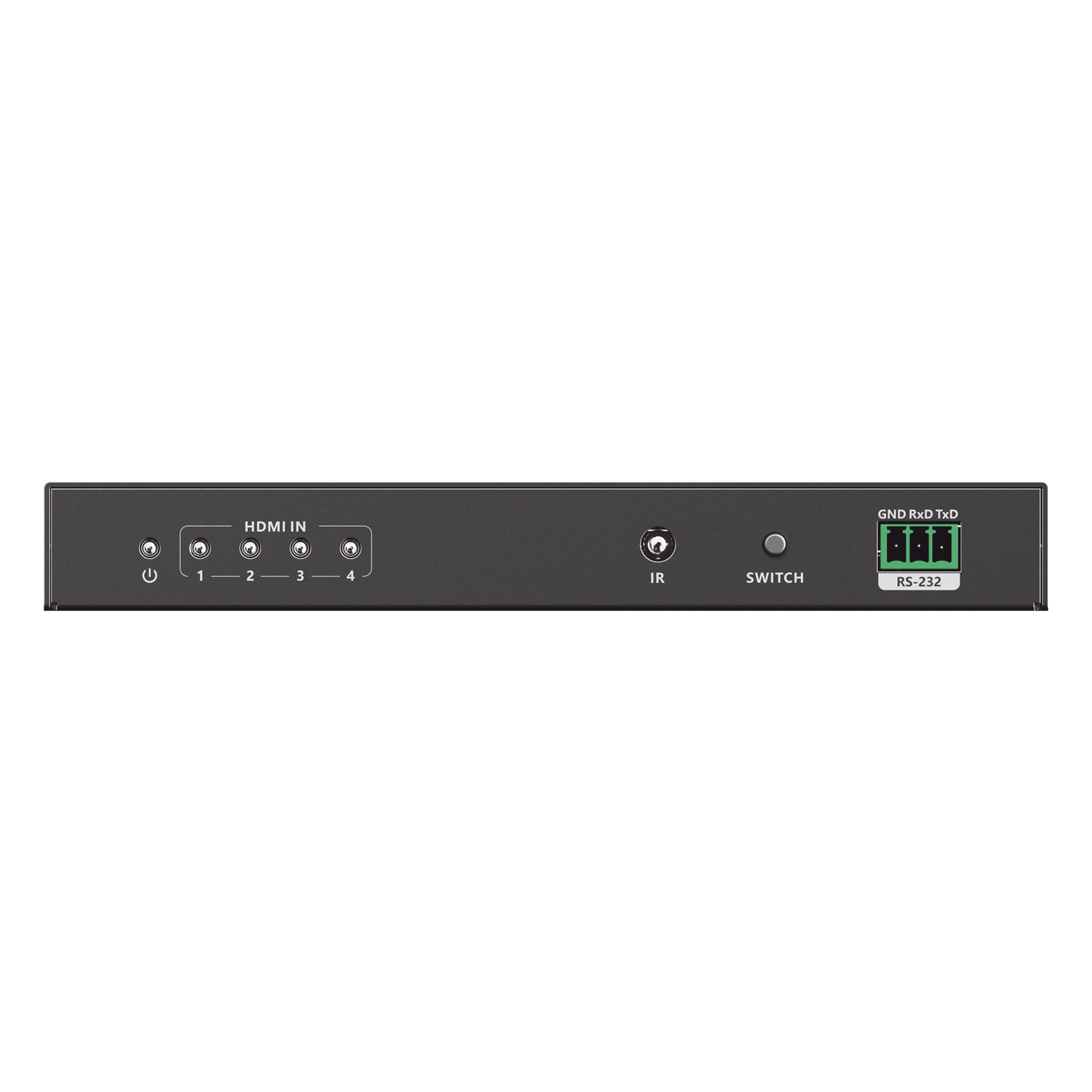 Conmutador HDMI / 4 Entradas 1 Salida / 8K@60Hz / 48 Gbps / HDMI 2.1 / Control IR y RS-232