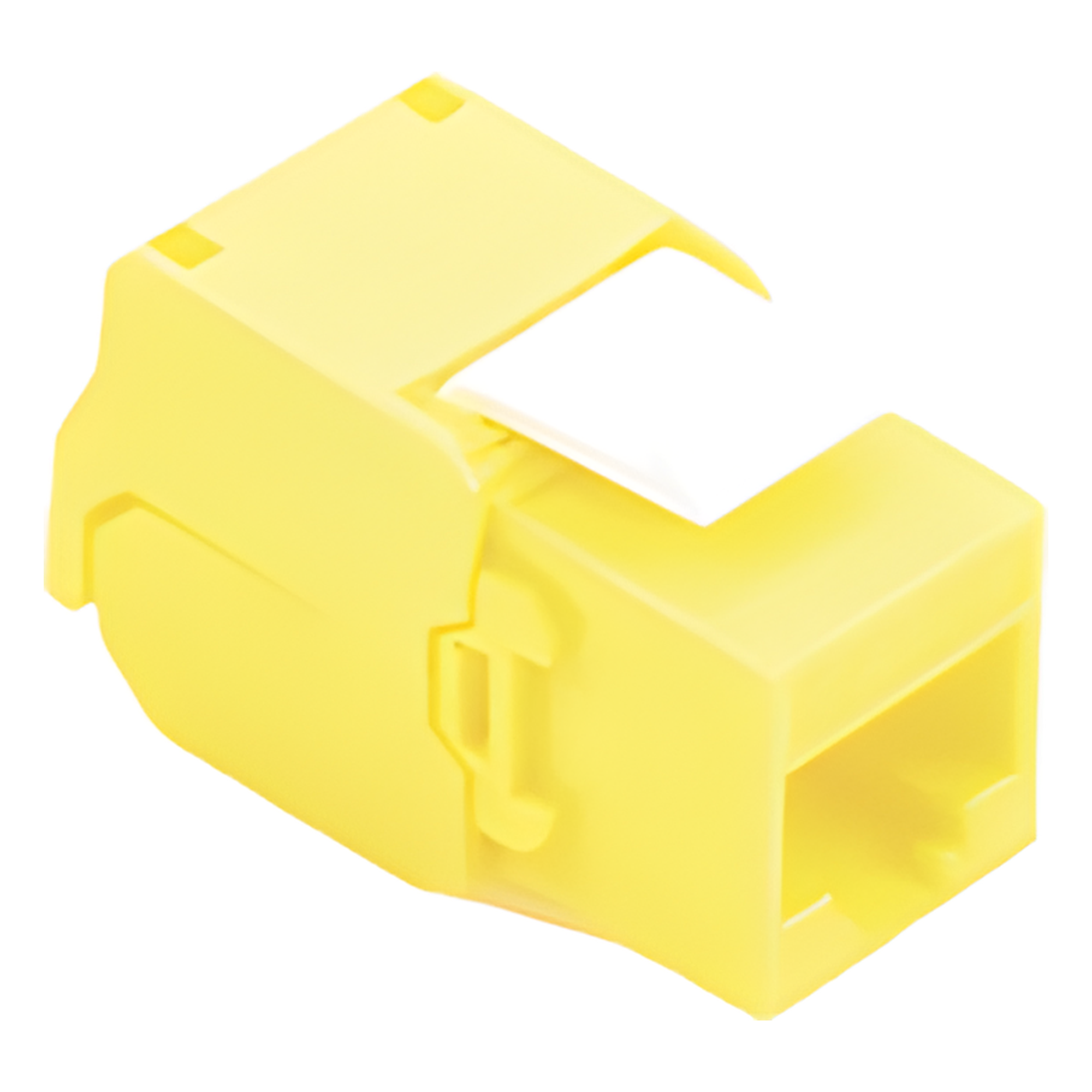Módulo Jack Keystone / Cat6A / Toolless / Terminación 180° / Sin Blindaje / 1 Puerto / Amarillo — LINKEDPRO BY EPCOM · SKU LPKJ6ATTYE