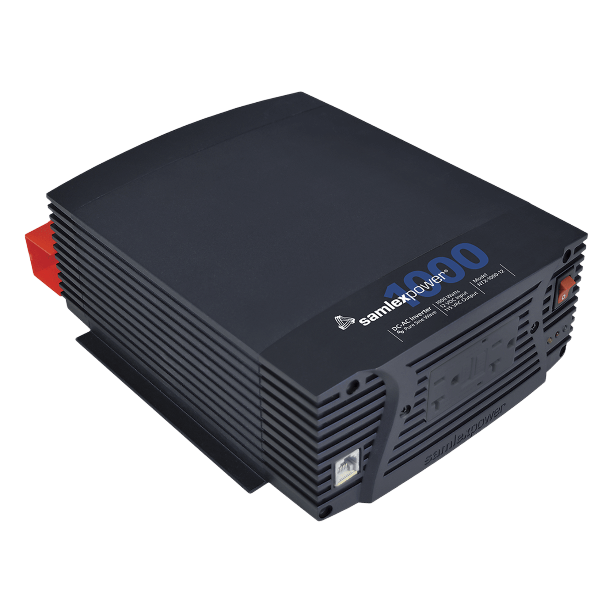 Inversor de Onda Senoidal Pura / 1000 W / 12 Vcc Entrada / 120 Vca Salida / 2.5 kg / 8.5 x 11.1 x 3.6 in — SAMLEX · SKU NTX100012