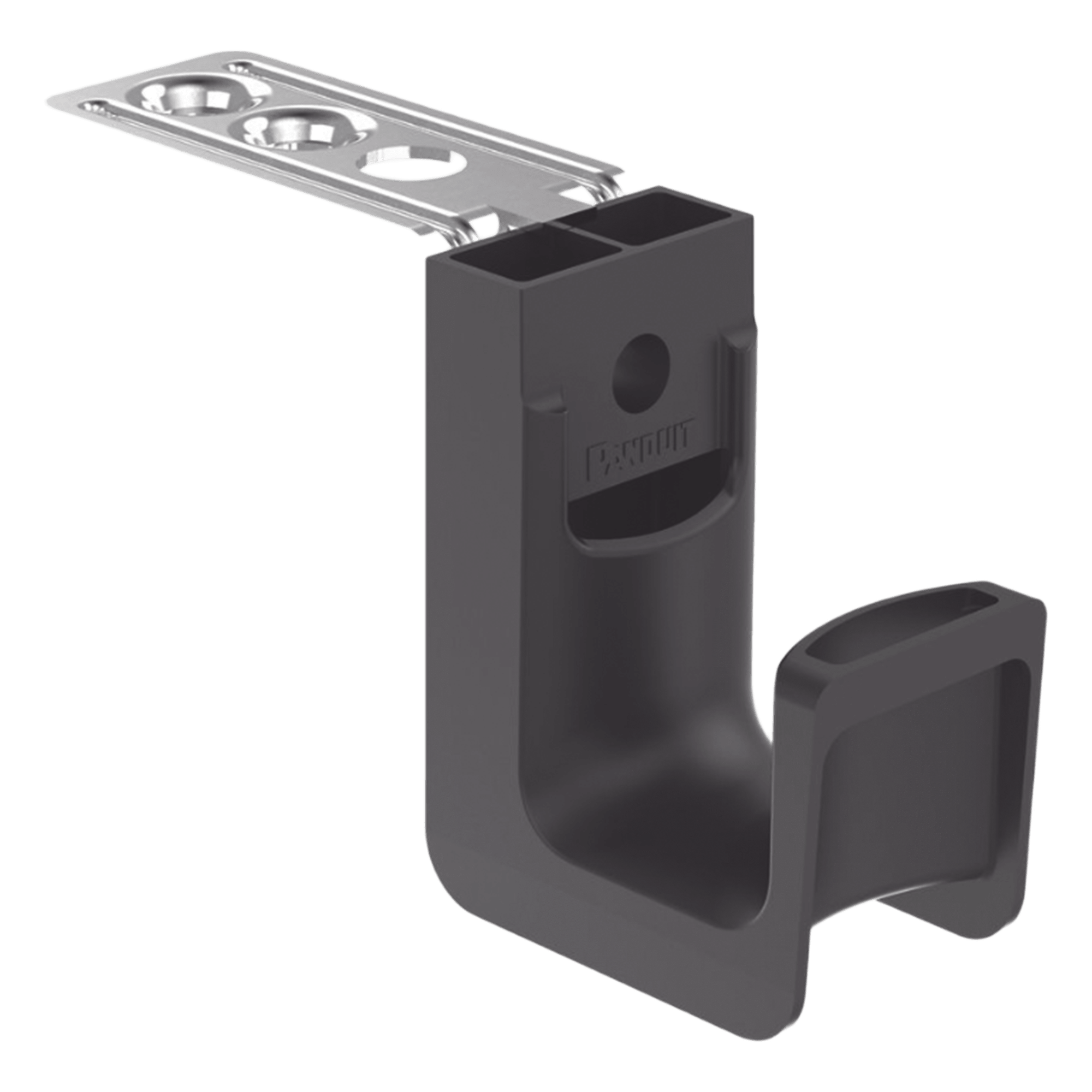 Sujetador tipo J-Hook / Soporte Techo M5-M6-M10 / Capacidad 0.75 in / Carga 6.8 kg / Nylon 6.6 / Paquete 50 pzas — PANDUIT · SKU JP75CMB-L20