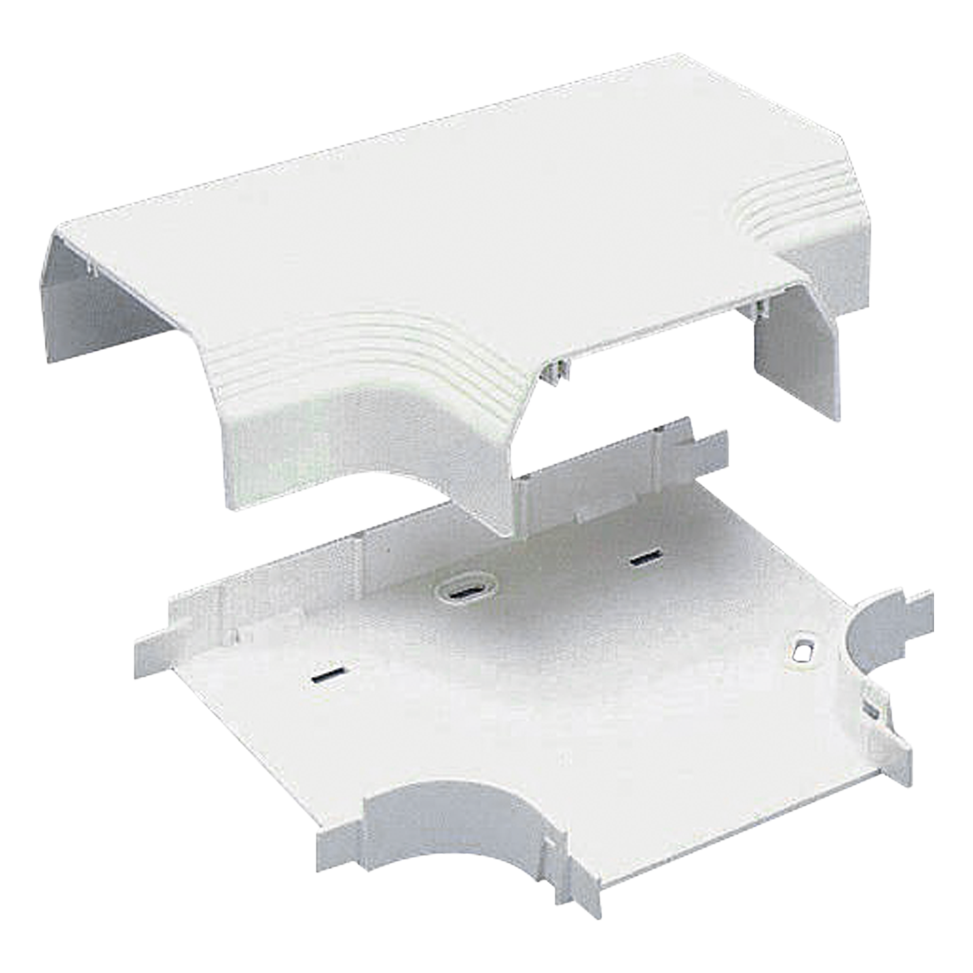 Accesorio en T para Canaleta / PVC Rígido / UL94V-0 / Radio de Curvatura 1 in / TIA/EIA / Aplicaciones Múltiples — PANDUIT · SKU T70TIW