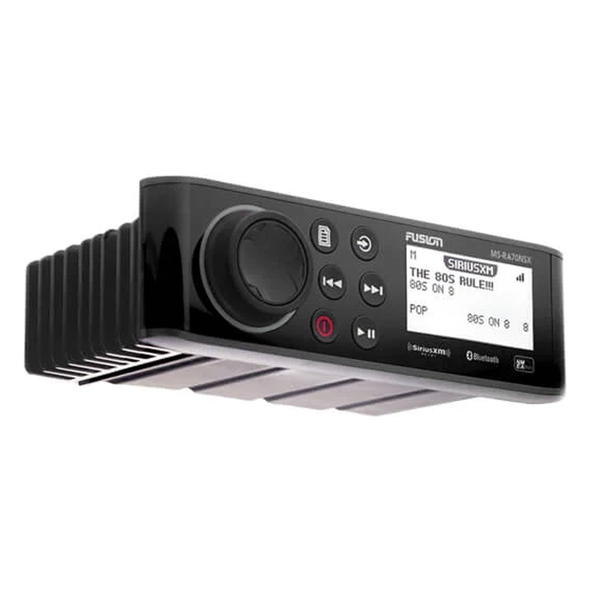 Sistema de Audio Marino / Pantalla LCD Monocroma 2.6" / Multi-Zone 2 Zonas / Potencia Pico 200 W / Bluetooth y ANT / IPX7 / Compatible SiriusXM y DAB+