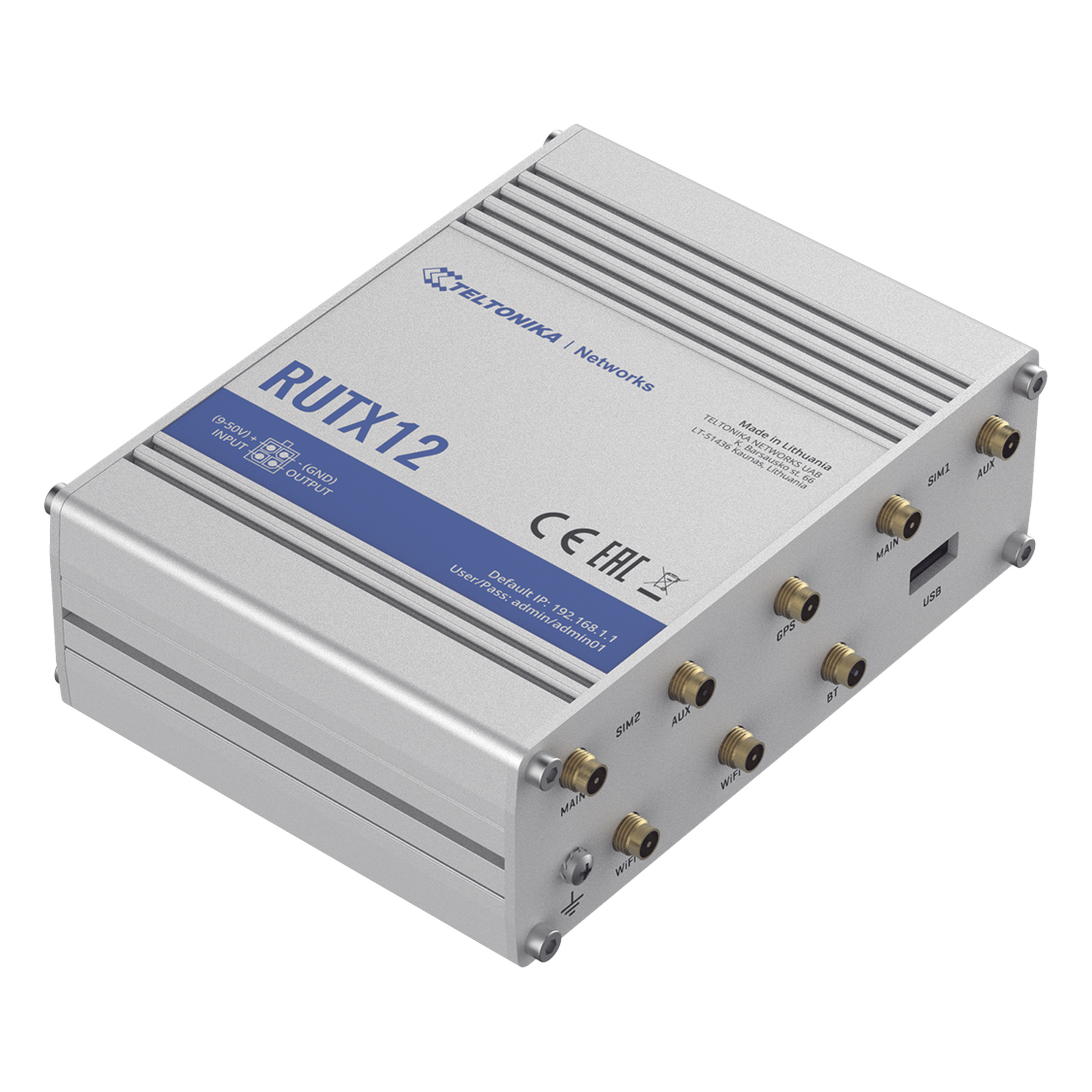 Router Industrial Dual LTE Cat 6 / 600 Mbps / 5 Puertos Gigabit / WiFi 5 Doble Banda / Doble SIM / GNSS / PoE / -40°F a 167°F