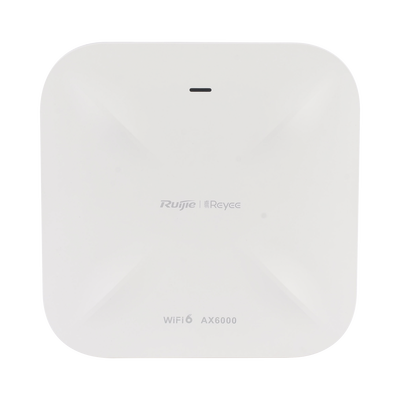 Punto de Acceso Mesh Wi-Fi 6 Industrial para Exterior Omnidireccional 5.95Gbps, MU-MIMO 4x4, 360°, Filtros Anti Interferencia y Auto Optimización con IA, puerto eth 2.5G y SFP