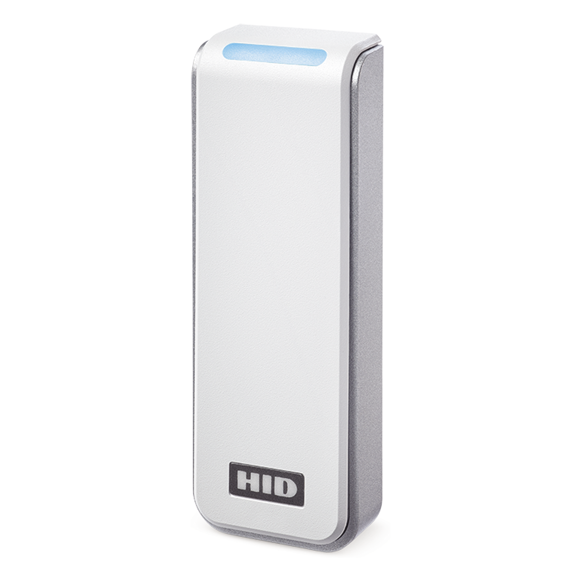 Lector de Control de Acceso / Multitecnología / SEOS, iCLASS, MIFARE DESFire / Salida Wiegand y OSDP / 12 VCC / LED Tricolor — HID · SKU R20FW