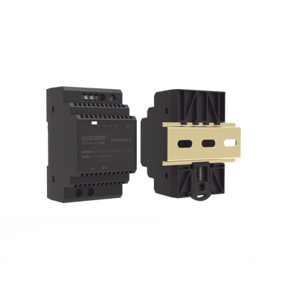 Fuente de Poder Industrial Entrada: 100-240 Vca / Salida: 15 Vcc/ 4 A/ 60 W/ Riel Din 