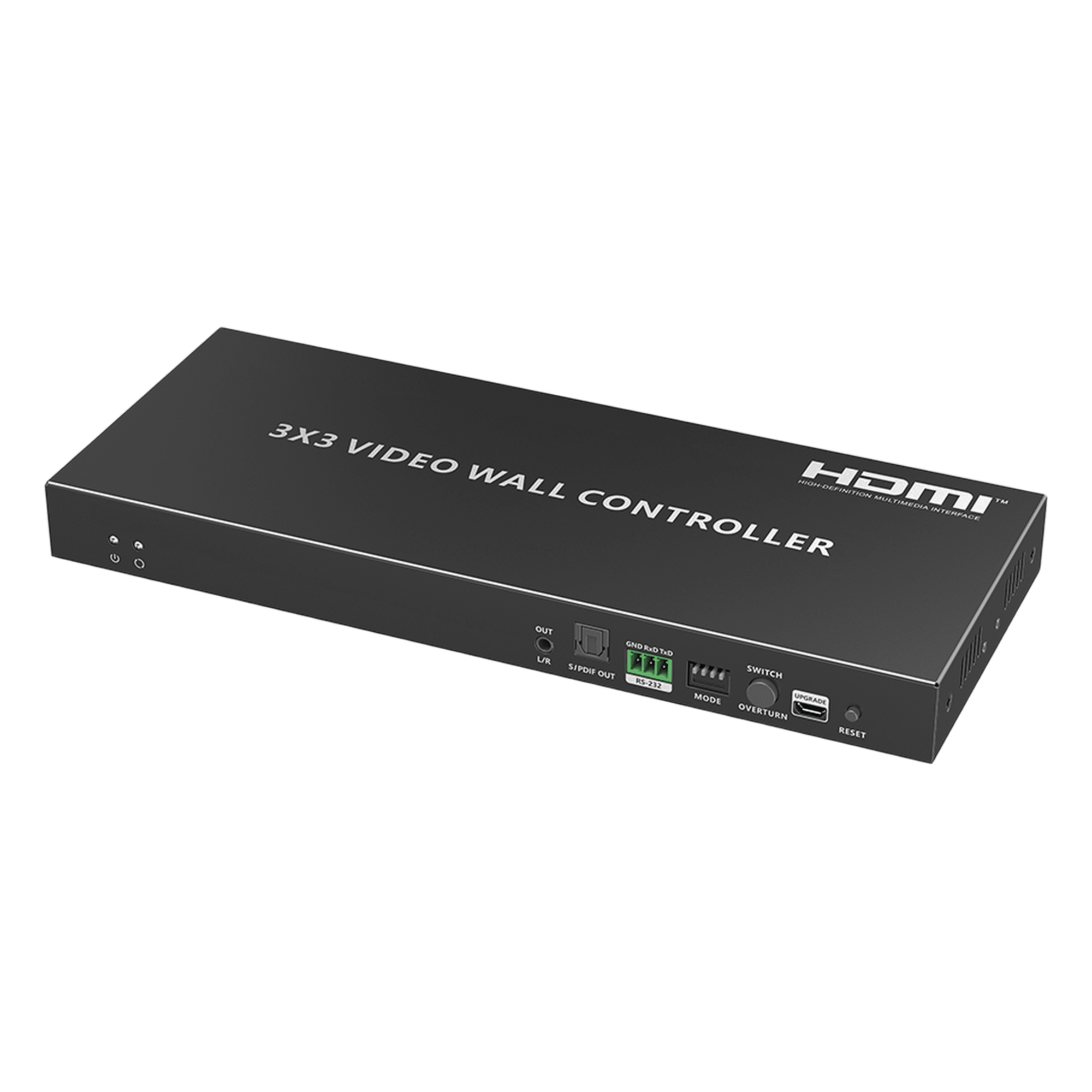 Controlador de Video Wall / 1x HDMI 2.0 In / 9x HDMI Out / 3x3 / 4K60Hz / HDCP 2.2 — EPCOM TITANIUM · SKU TT109VW4K