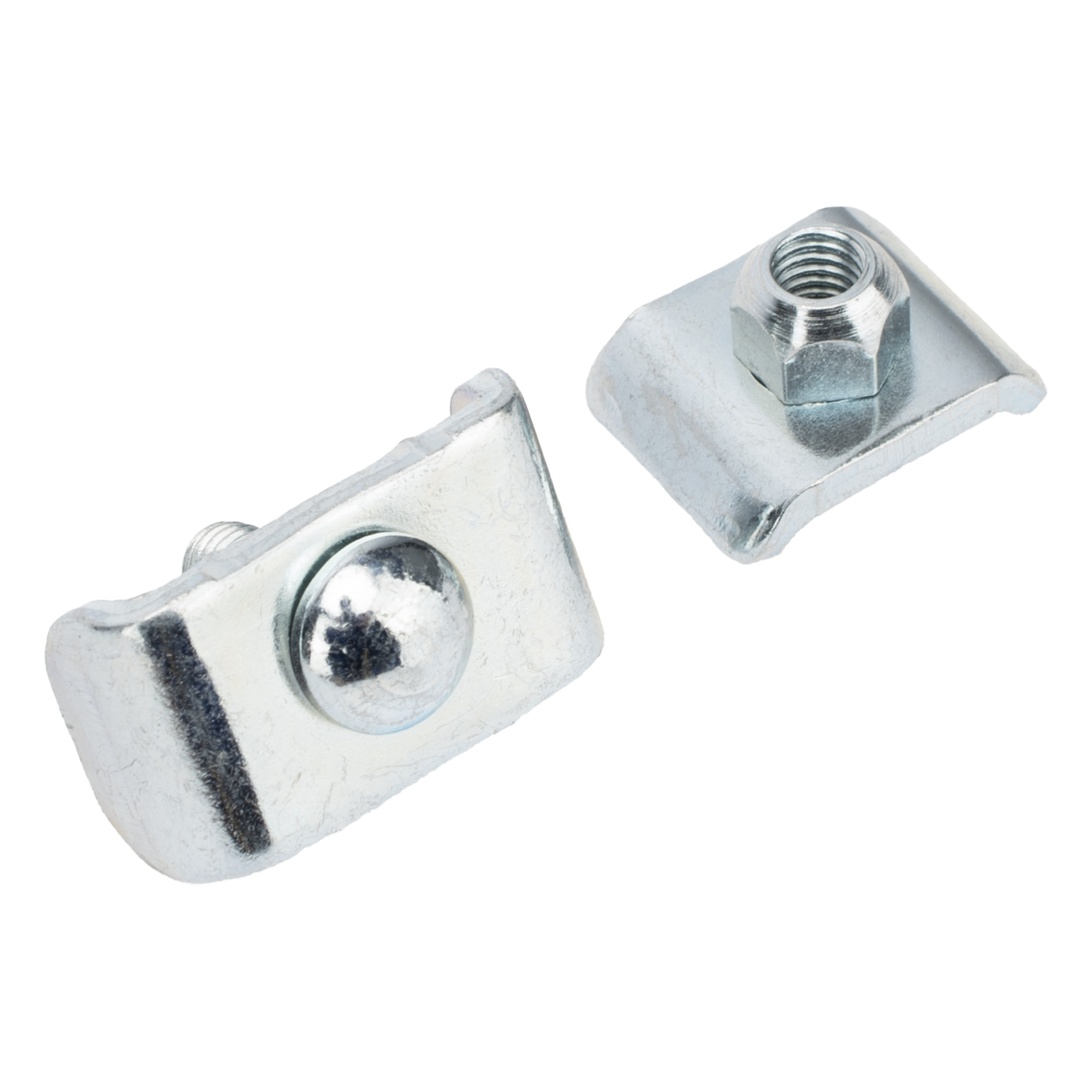 Kit de unión para charolas / Acero al carbón / Electro zinc / Hasta 300 mm / 0.98 ft de ancho